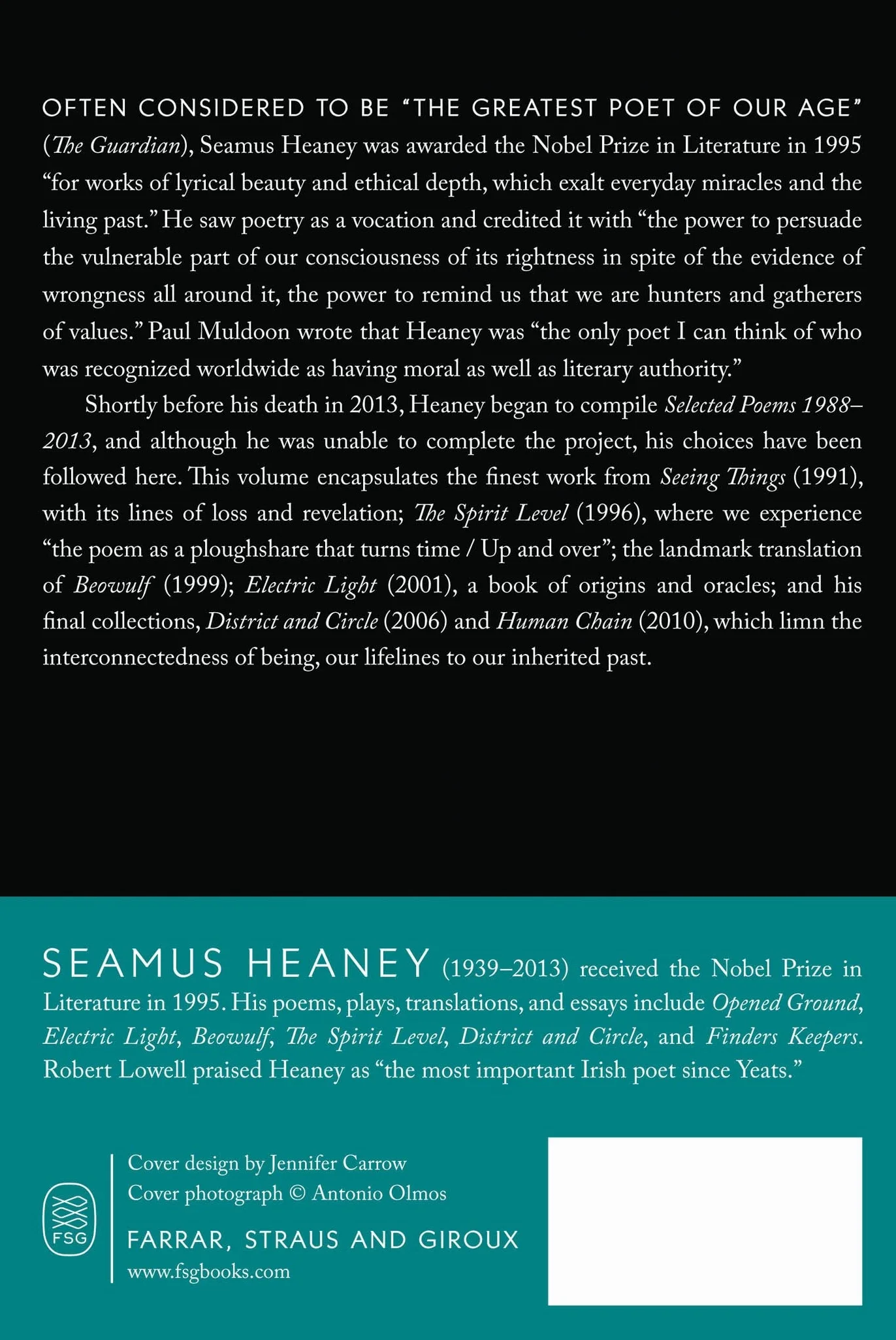 Selected Poems 1988-2013