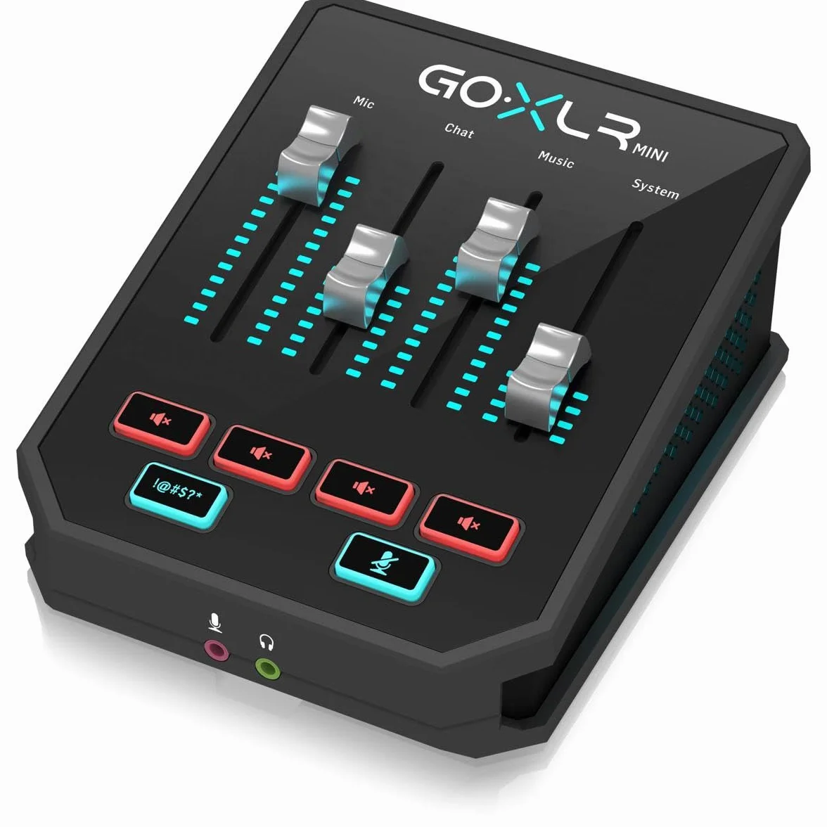 Tc Helicon Go Xlr Mini Mikser i Interfejs Audio, Czarny, 239×216×116mm