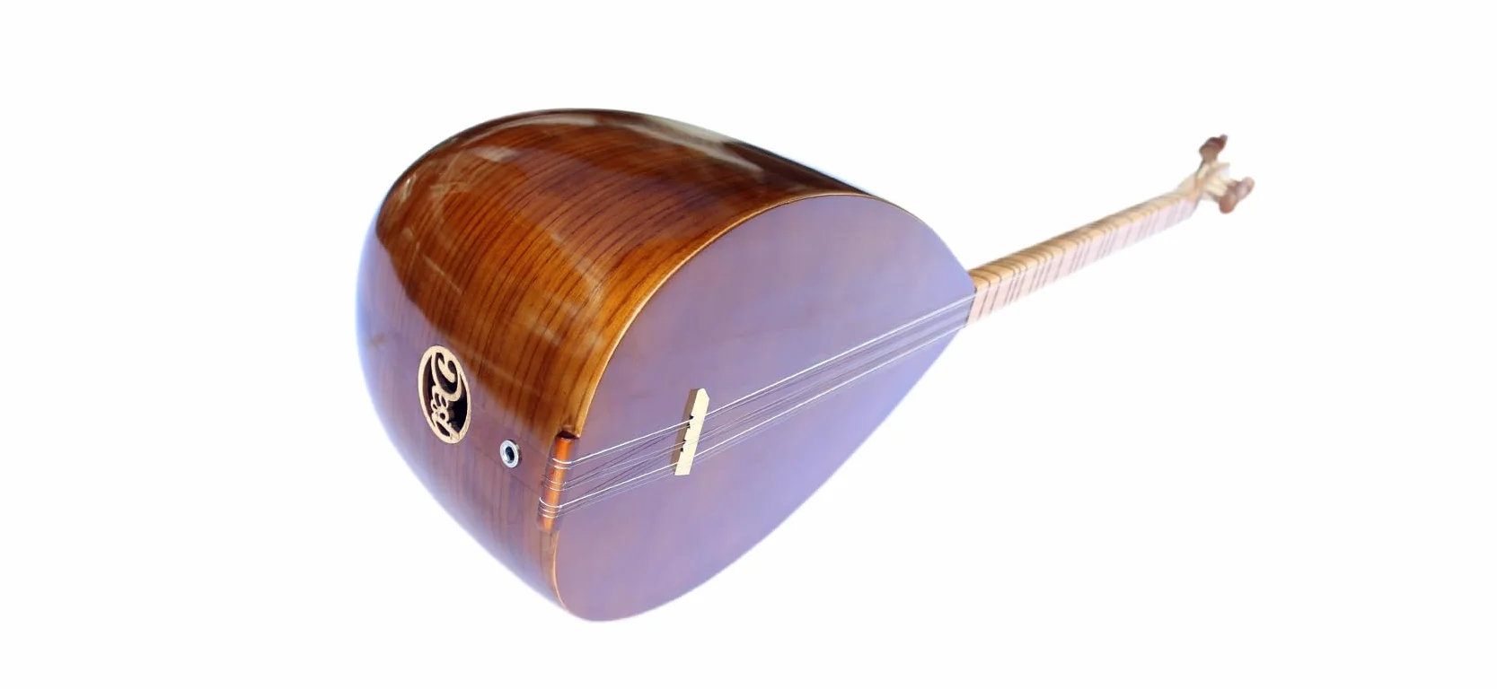 Turecka wysokiej jakości baglama morwy z długim dekoltem Saz ASL-111 | Strunowy instrument muzyczny Baglama Saz
