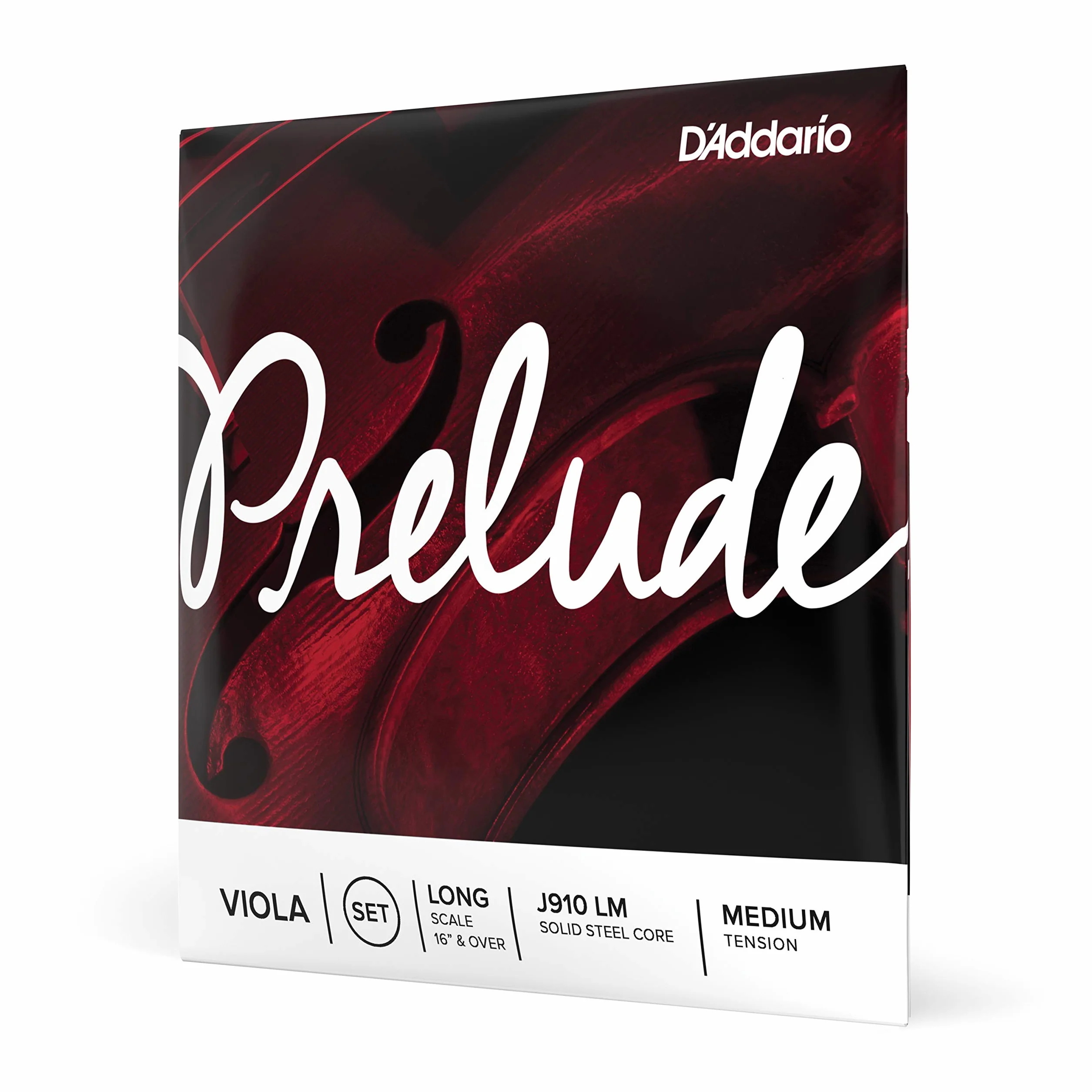 D'Addario J910 LM Prelude długa skala średnie napięcie zestaw strun do altówki