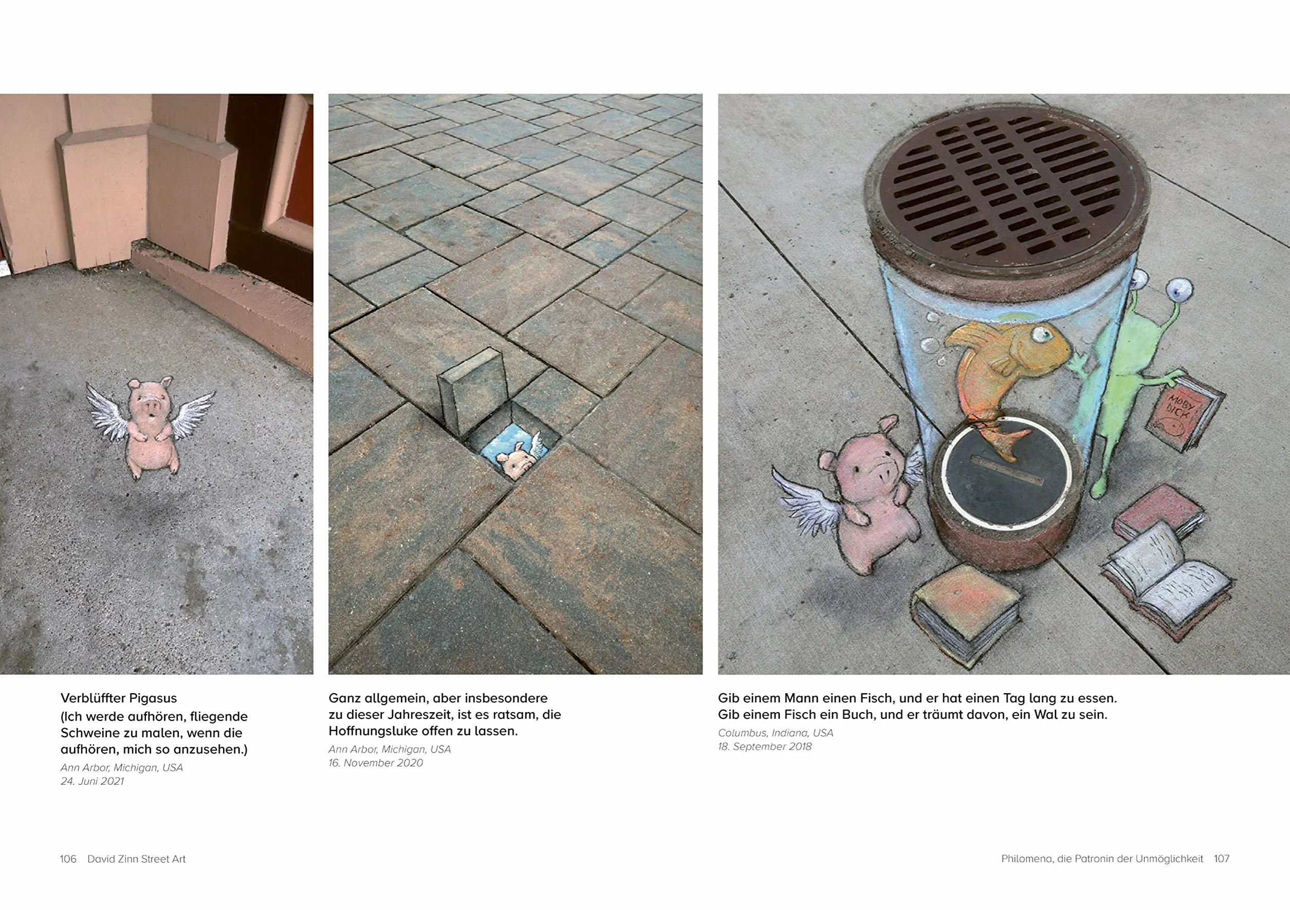 David Zinn. Street Art