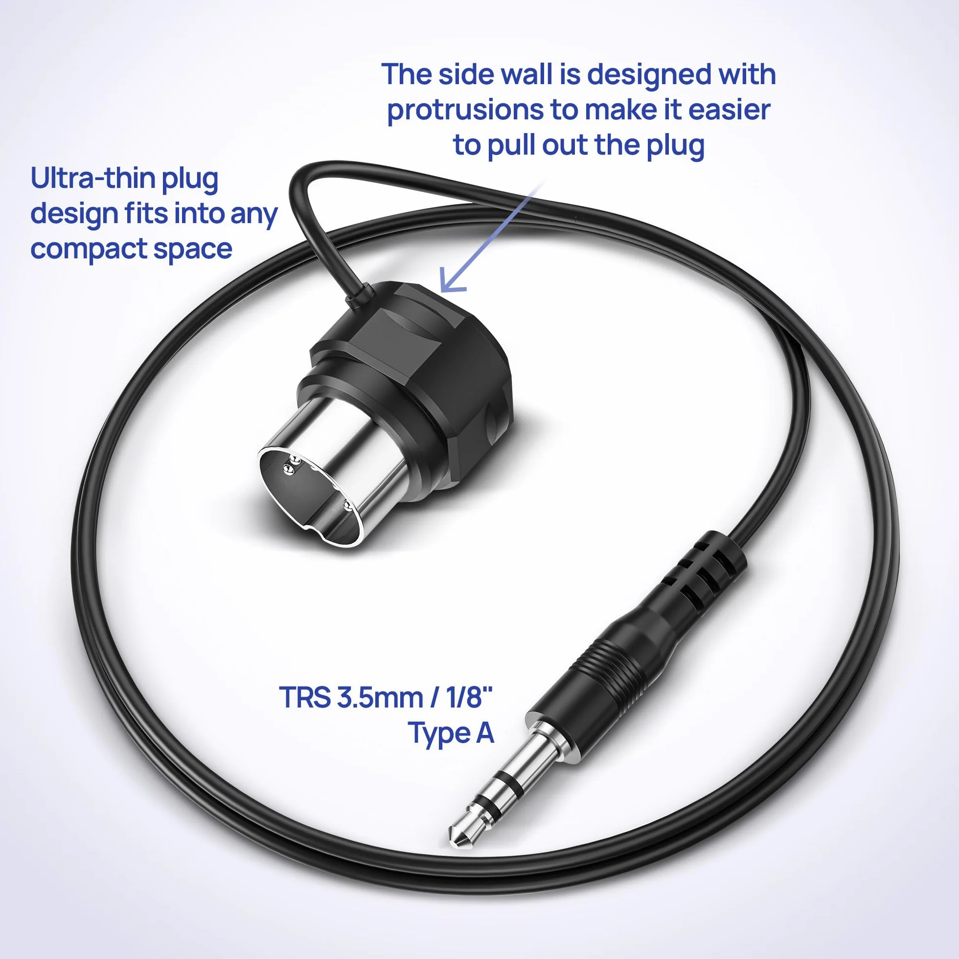 CME Kabel TRS MIDI 2-pack 3,5 mm 1/8 cala 5-pinowy DIN 150 cm
