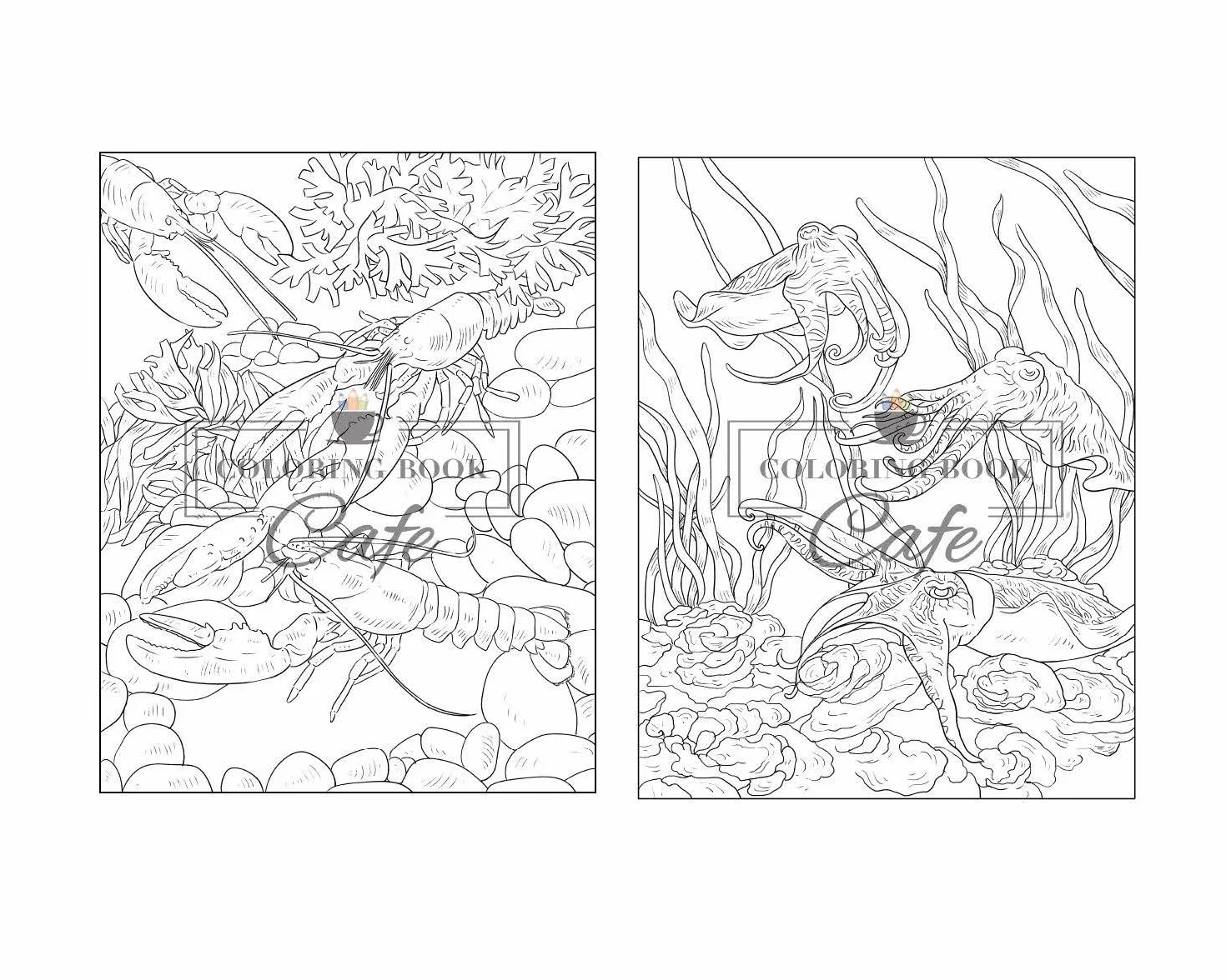 100 Wildlife Scenes: An Adult Coloring Book Featuring 100 Most Beautiful Wildlife Scenes with Animals, Birds and Flowers from Oceans, Jungles, Forests and Savannas