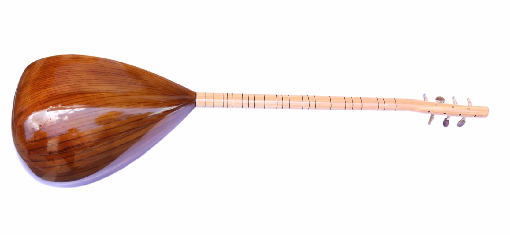 Turecka wysokiej jakości baglama morwy z długim dekoltem Saz ASL-111 | Strunowy instrument muzyczny Baglama Saz