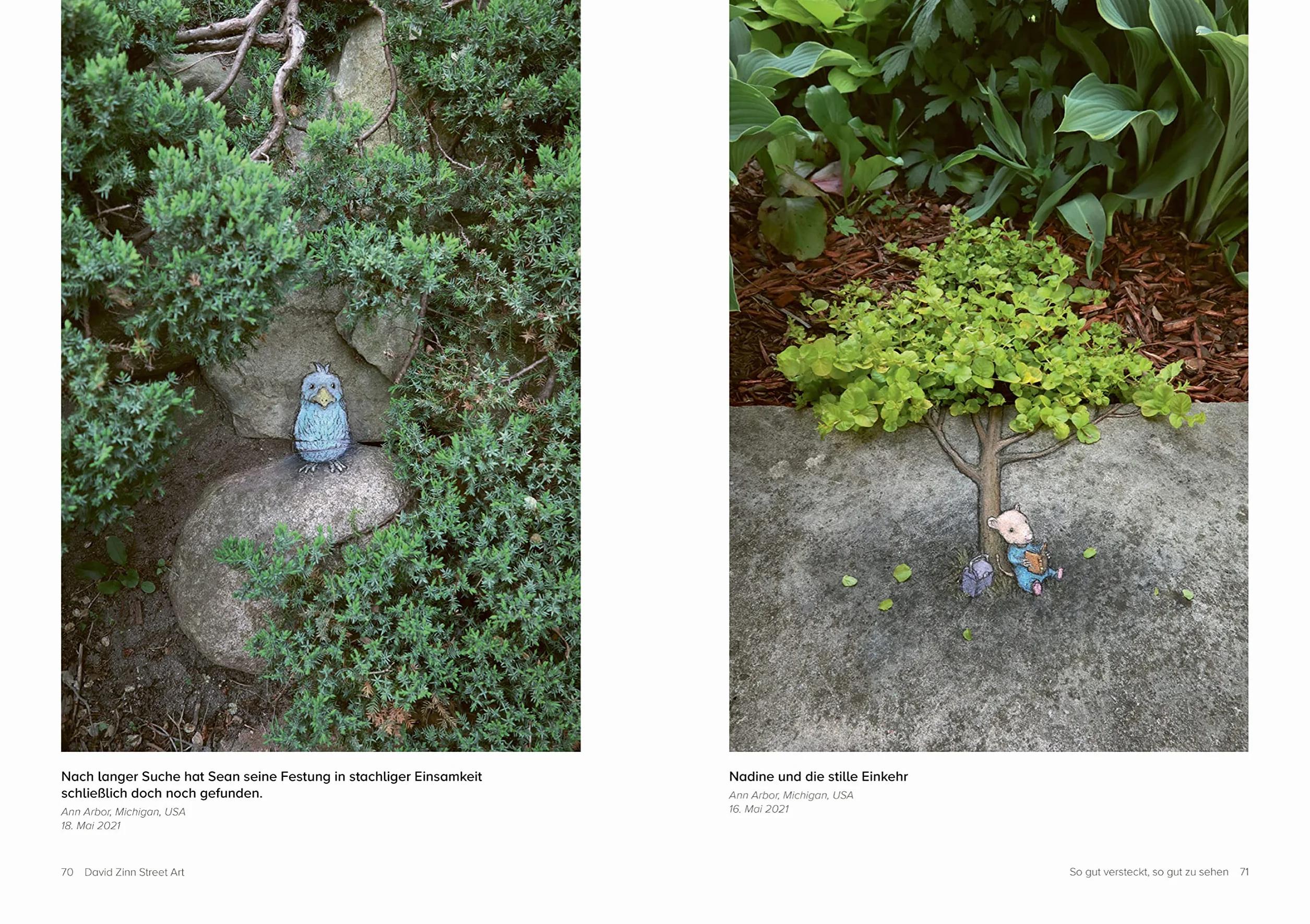 David Zinn. Street Art
