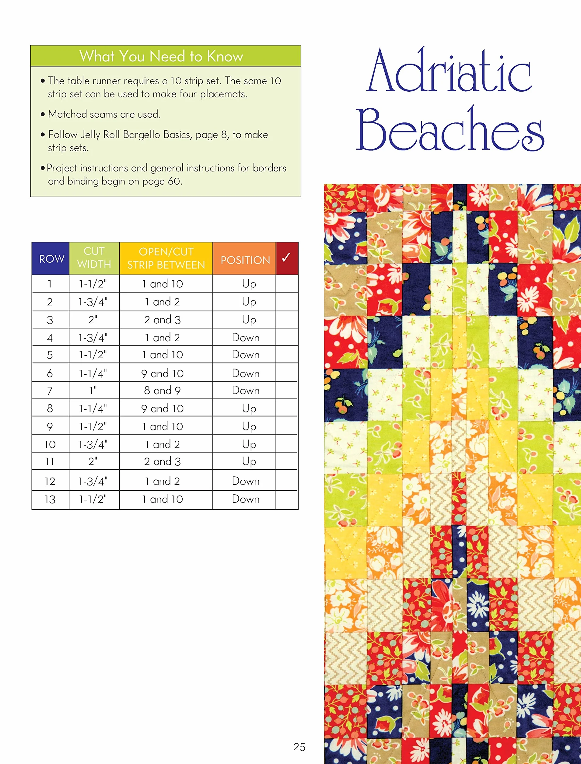 Jelly Roll Bargello Quilts
