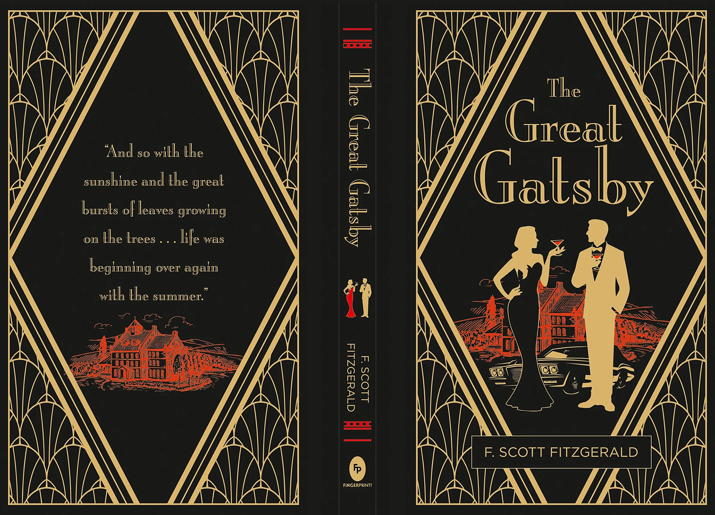 The Great Gatsby (Deluxe Hardbound Edition): A Masterpiece of American Classic Jazz Age F. Scott Fitzgerald Novel Tragic Romance Perfect Pick for ... and the Hollowness of the Upper Class