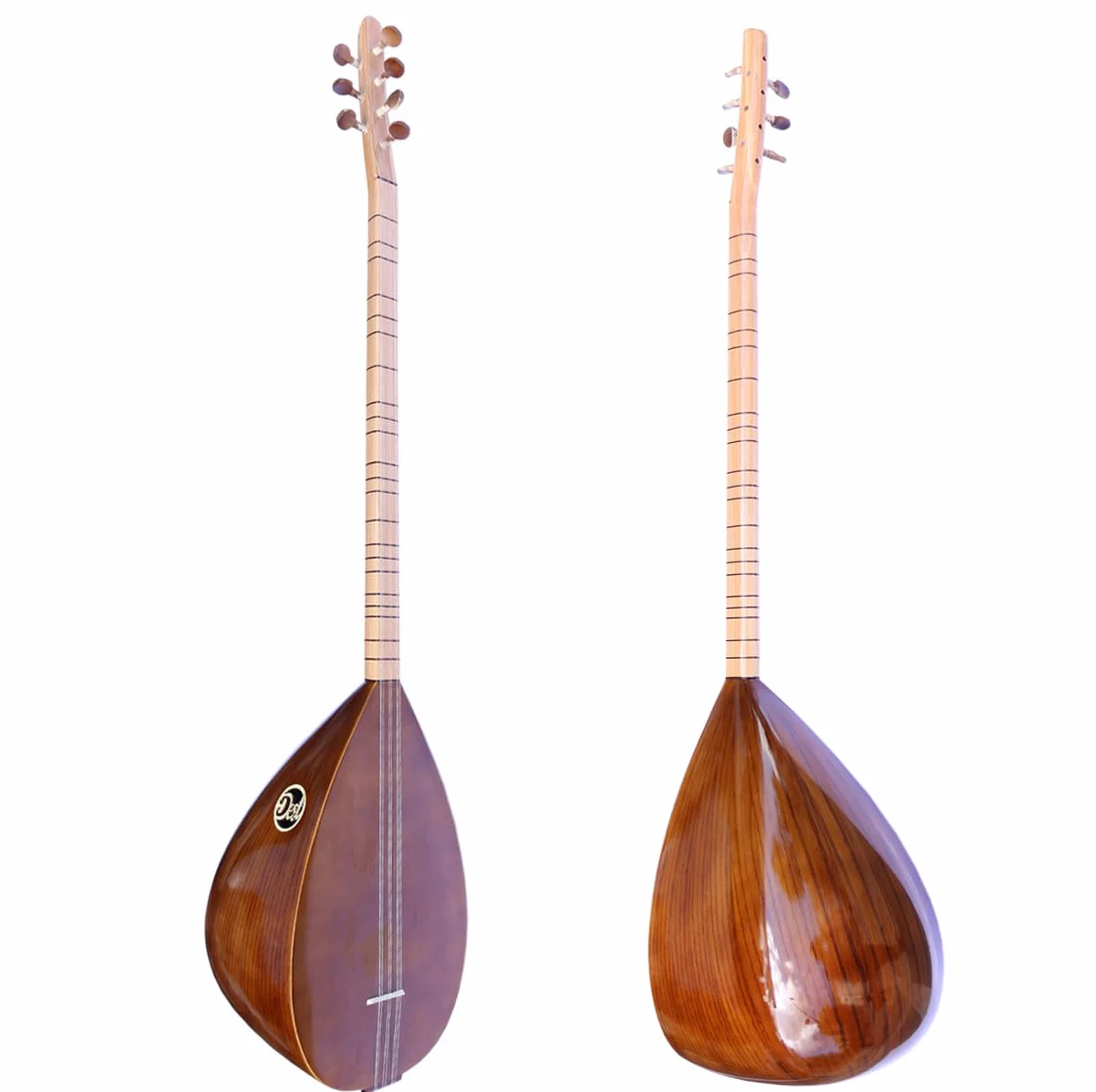 Turecka wysokiej jakości baglama morwy z długim dekoltem Saz ASL-111 | Strunowy instrument muzyczny Baglama Saz