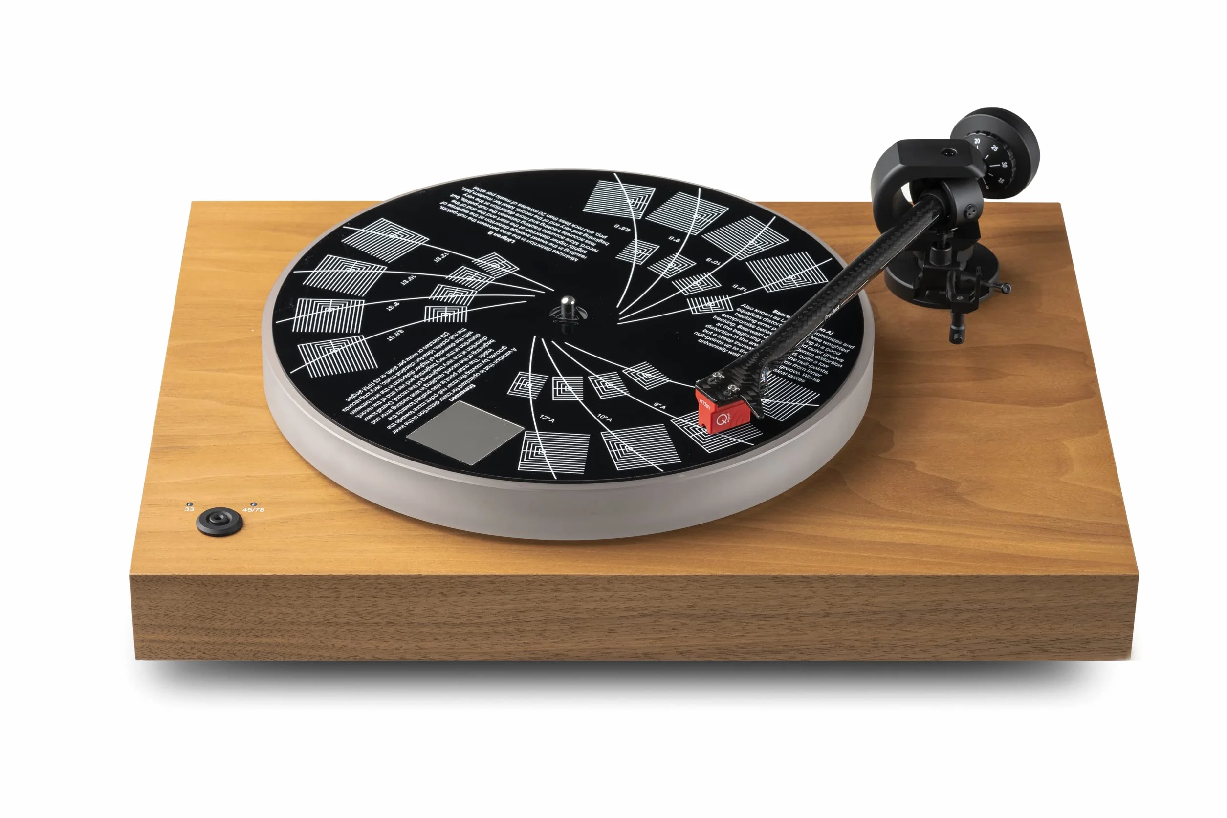 Pro-Ject Align it DS3, szablon do regulacji pickupa z 3 różnymi geometrycznymi