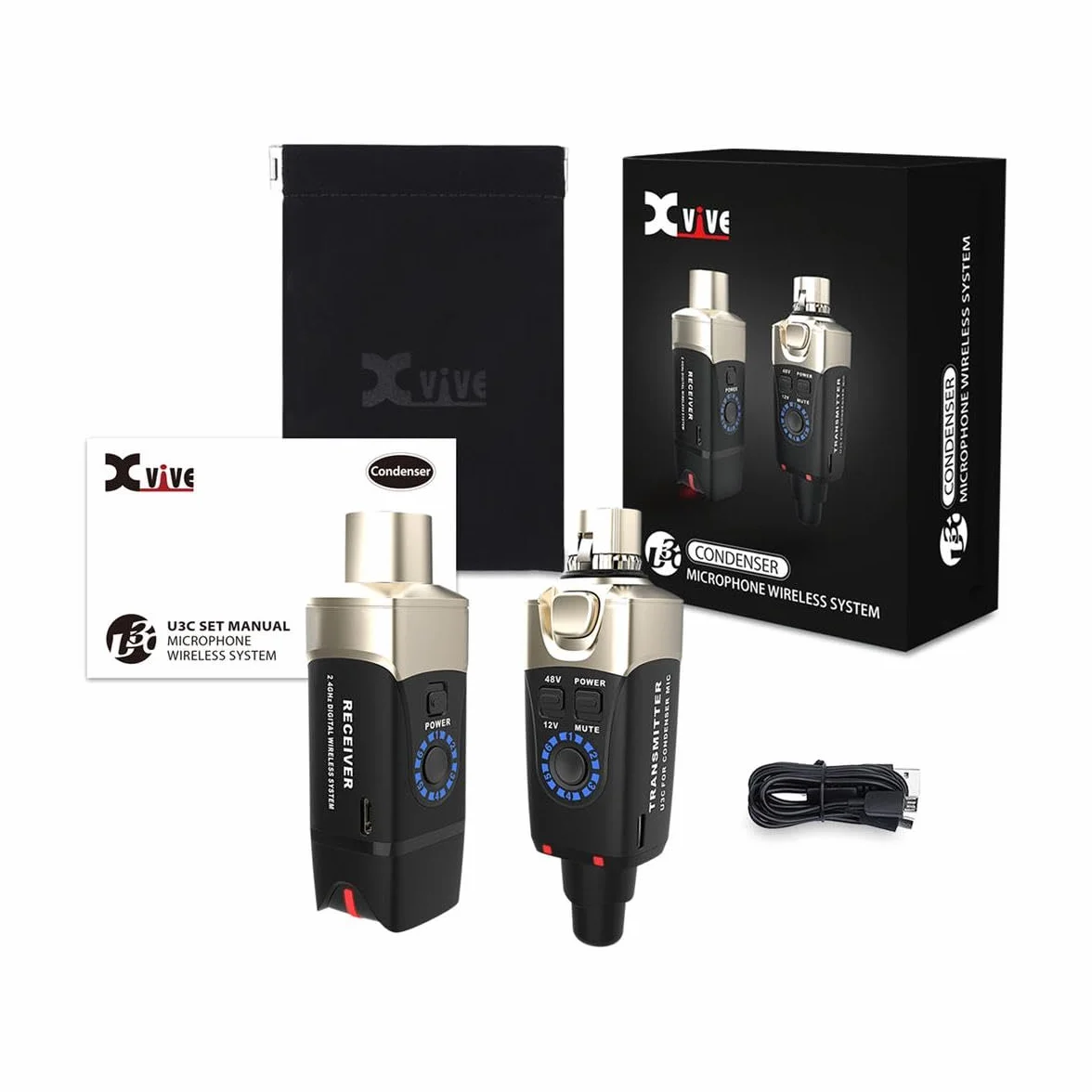 Zestaw microfoni Xvive U3C