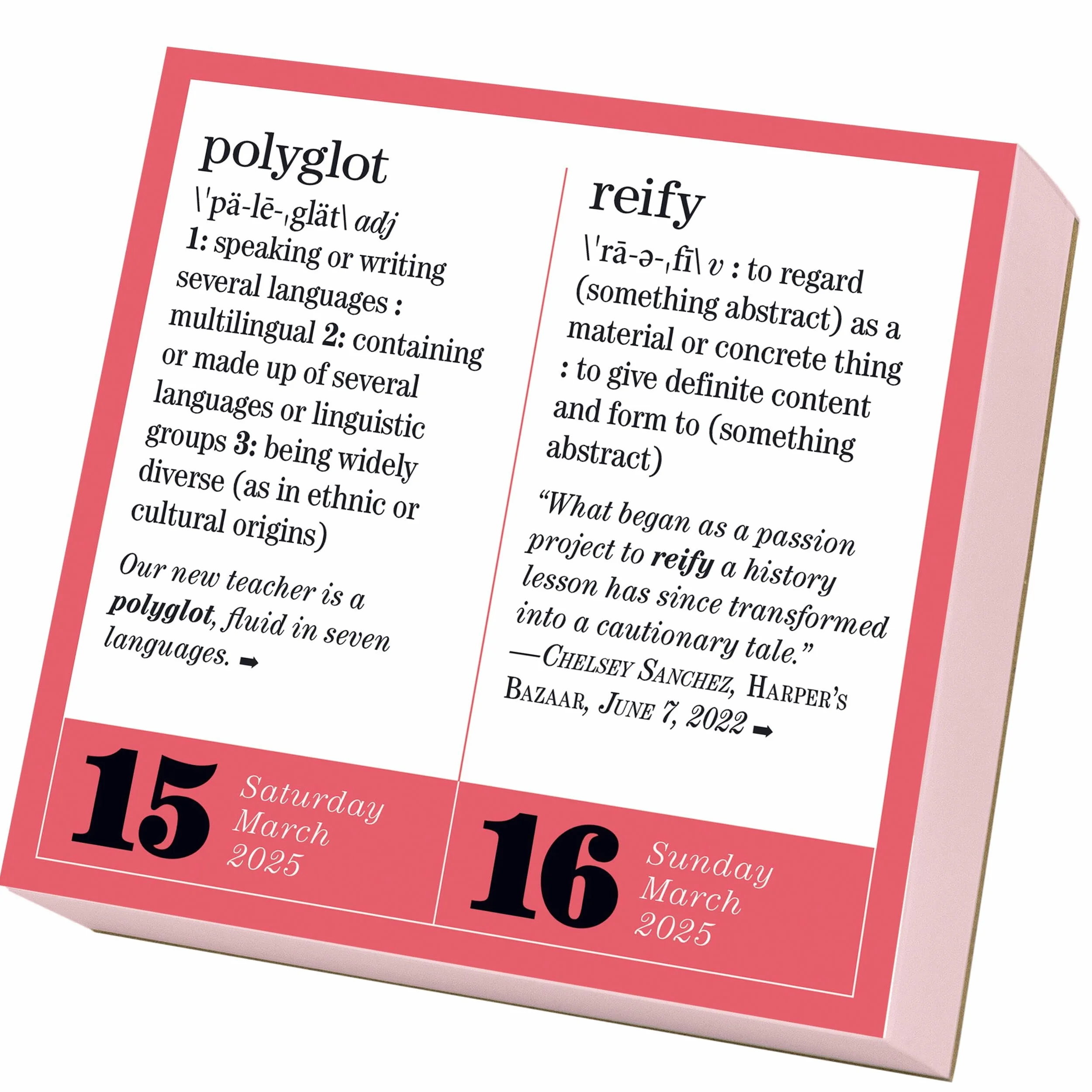 365 New Words-A-Year Page-A-Day® Calendar 2025: From the Editors of Merriam-Webster