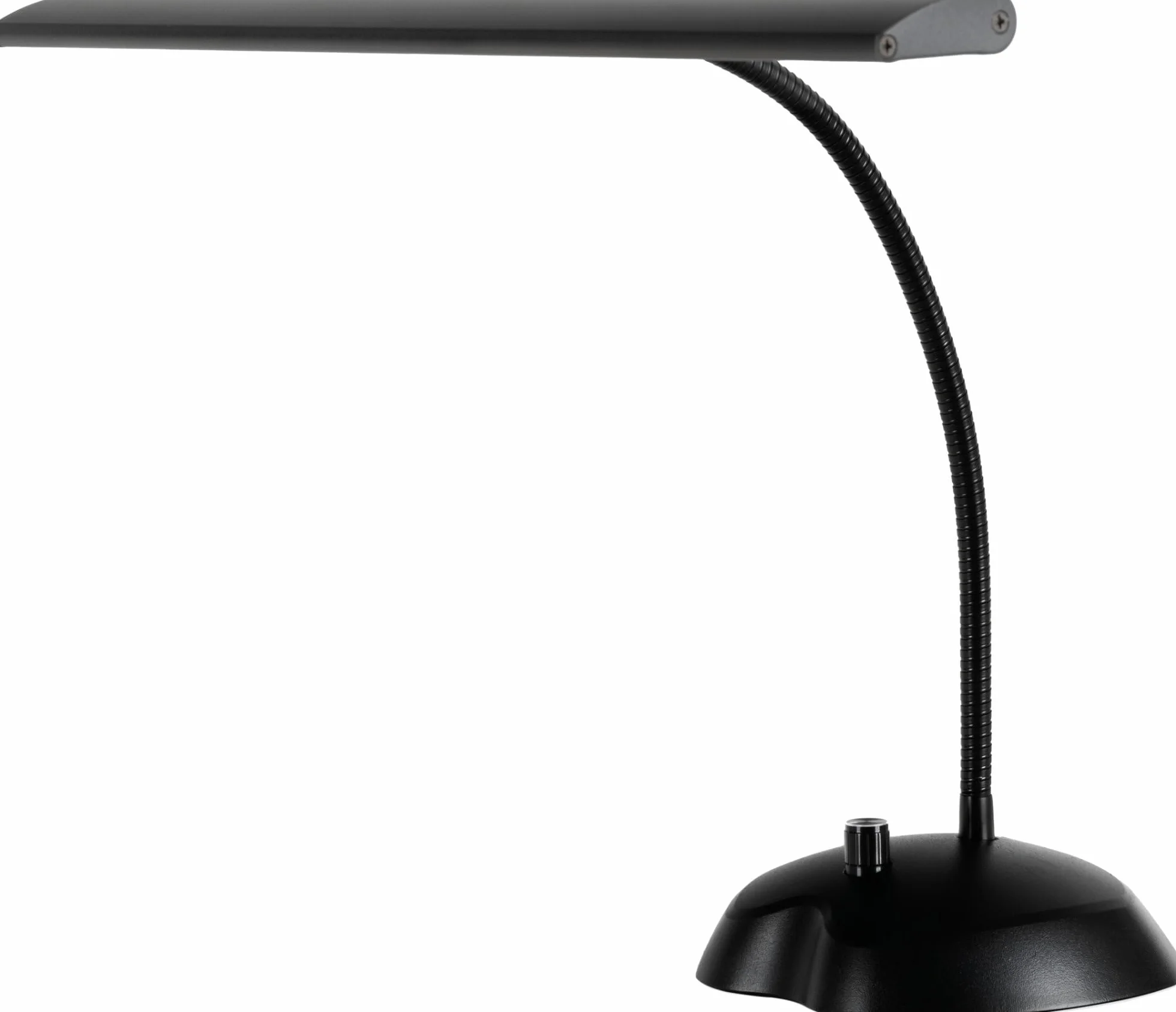 Classic Cantabile 12220 przyciemniana lampa fortepianowa, biała, 36 jasnych diod LED, długość 38 cm, zintegrowane złącze ładowania USB do smartfona lub tabletu, kolor czarny