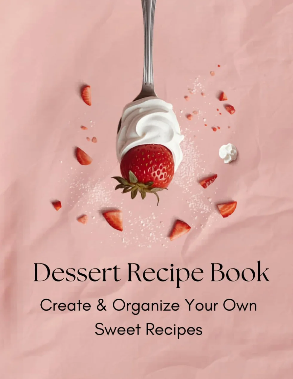 Dessert Recipe Book: Blank Dessert Recipe Keepsake to Write and Organize Your Own Sweet Recipes, Notes and Family Traditions