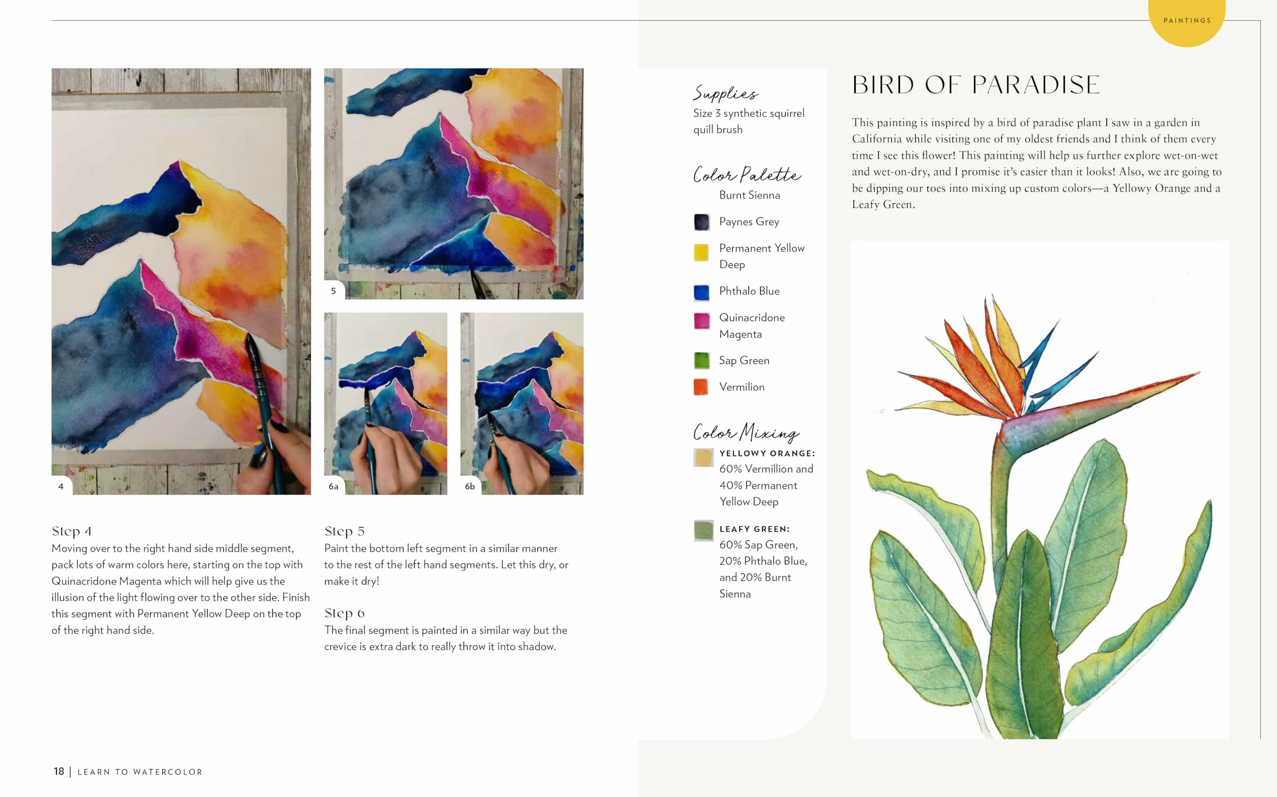 Learn to Watercolor: 20 Step-By-Step Beginner-Friendly Lessons on Watercolor Paper - Includes Watercolor Pad with Sketches - No Drawing Required!