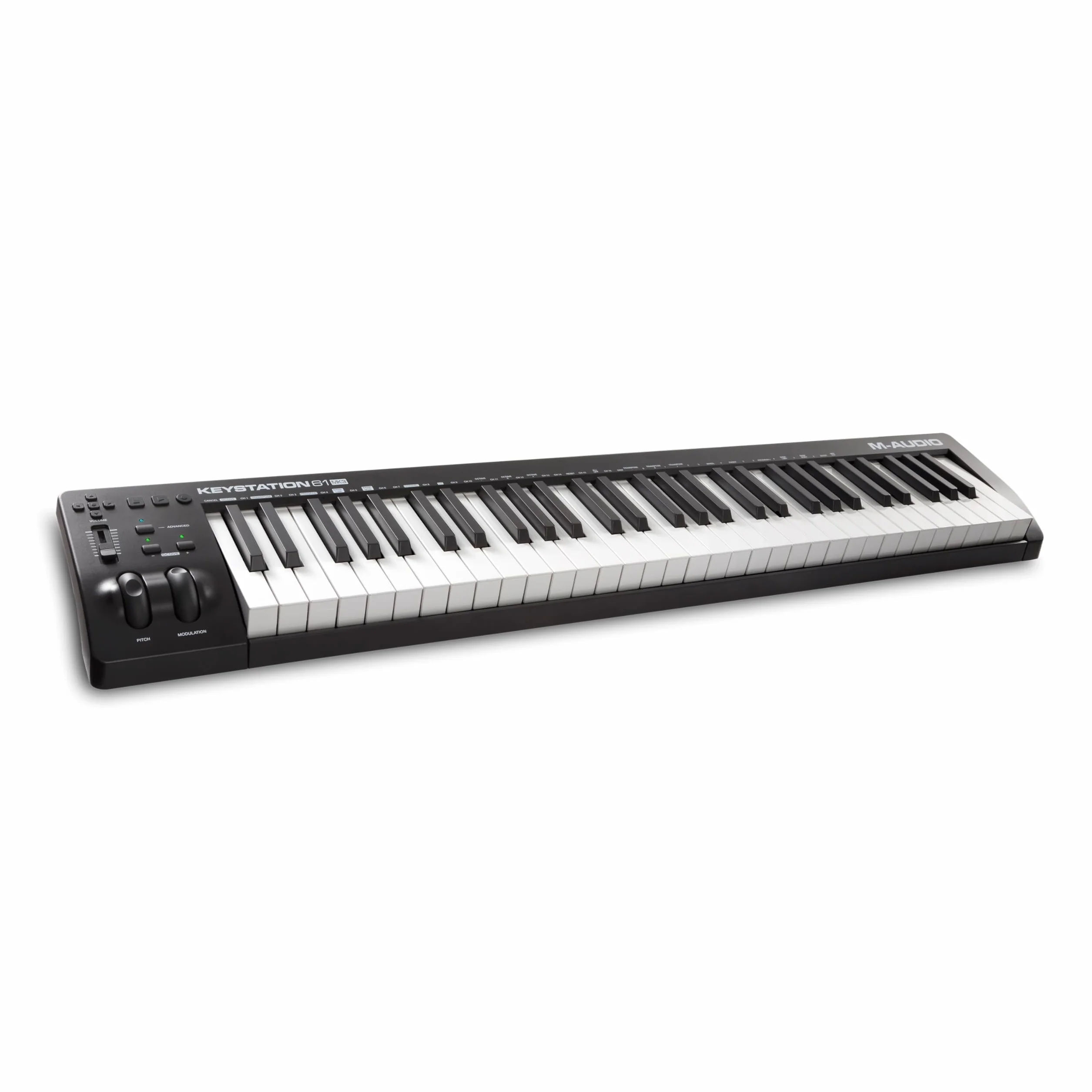 M-AUDIO Keystation 61 MK3 61-klawiszowa klawiatura sterująca MIDI USB do maca i PC-ta z darmowymi lekcjami online/w aplikacji i oprogramowaniem