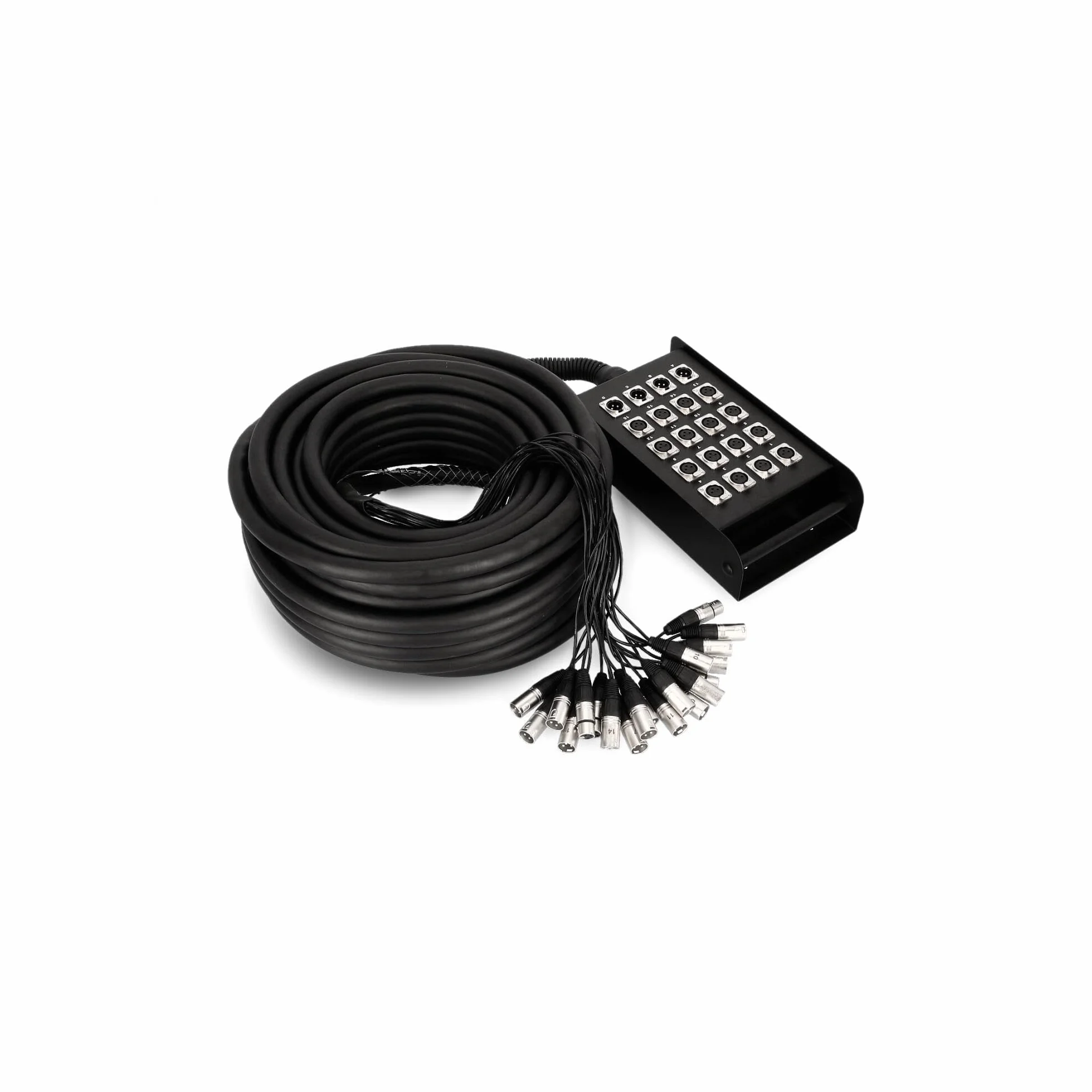 Adam Hall K 20 C 15 Kabel Wielożyłowy, Czarny, 15m