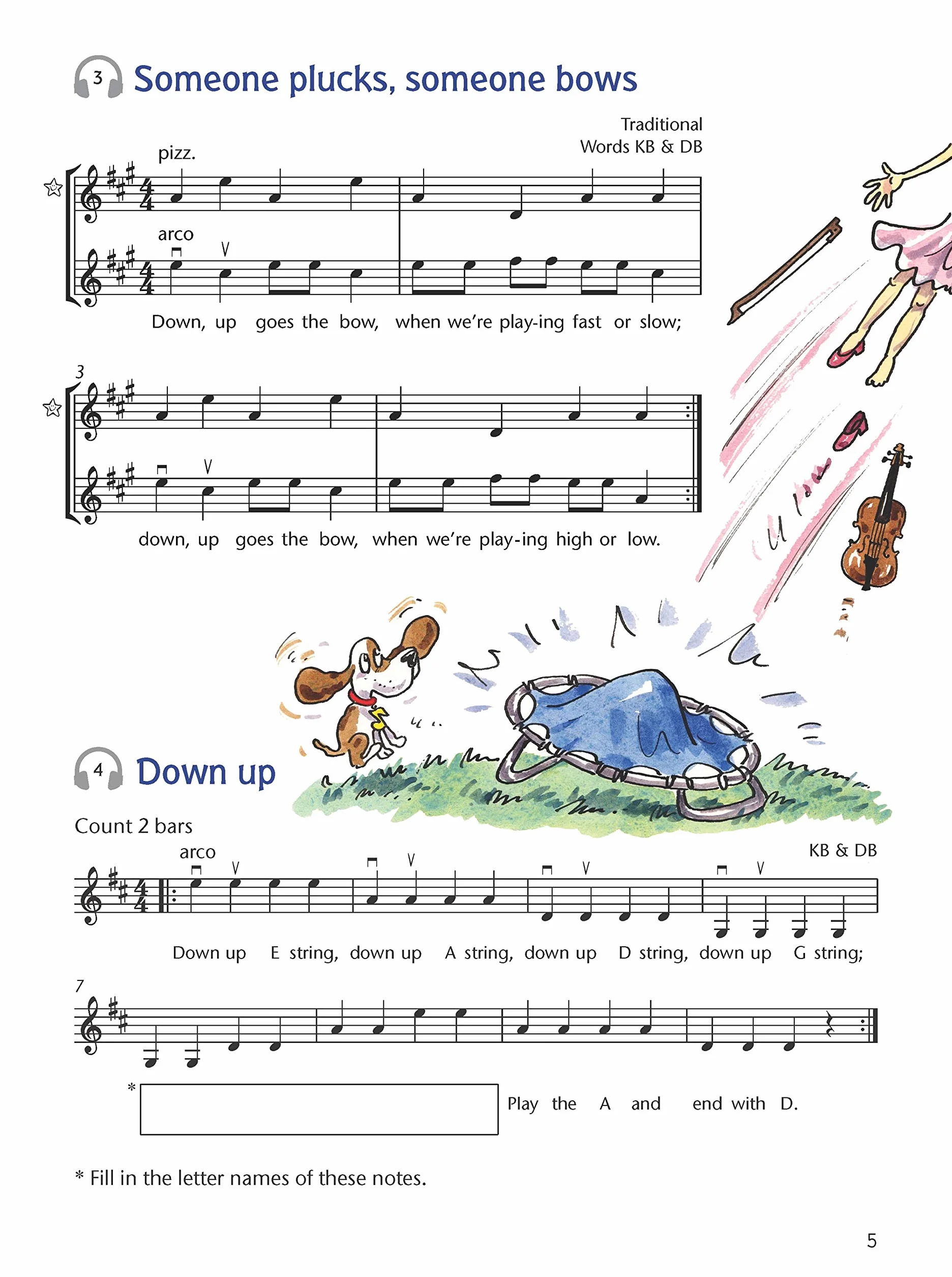 Fiddle time joggers (third edition) a first book of very easy pieces for violin + audio online