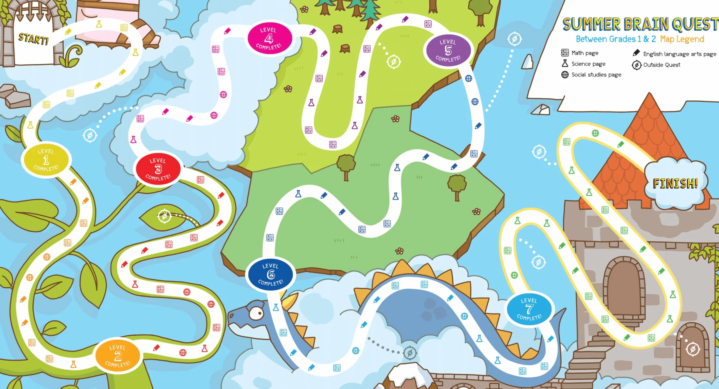 Summer Brain Quest: Between Grades 1 & 2