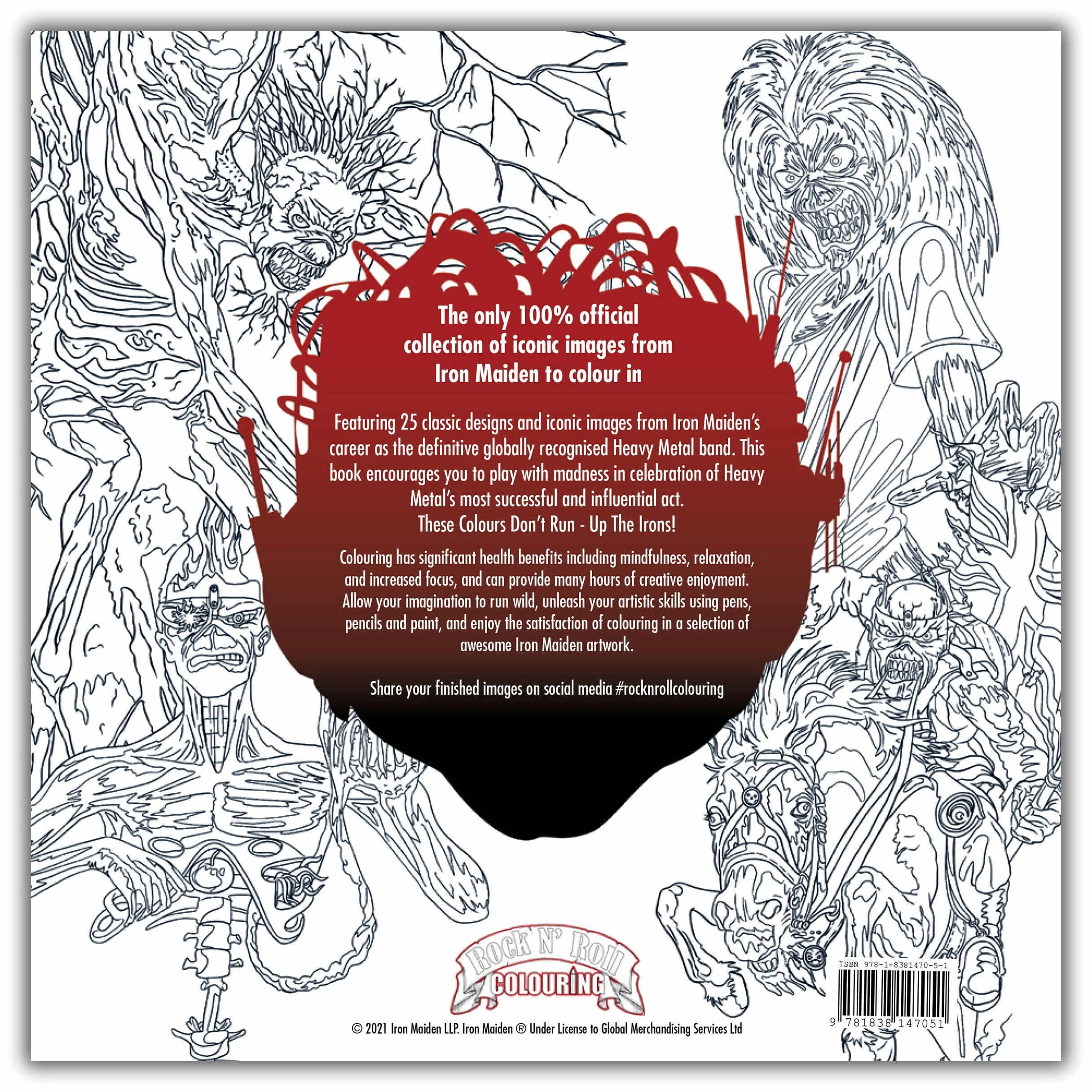 The Official Iron Maiden Colouring Book