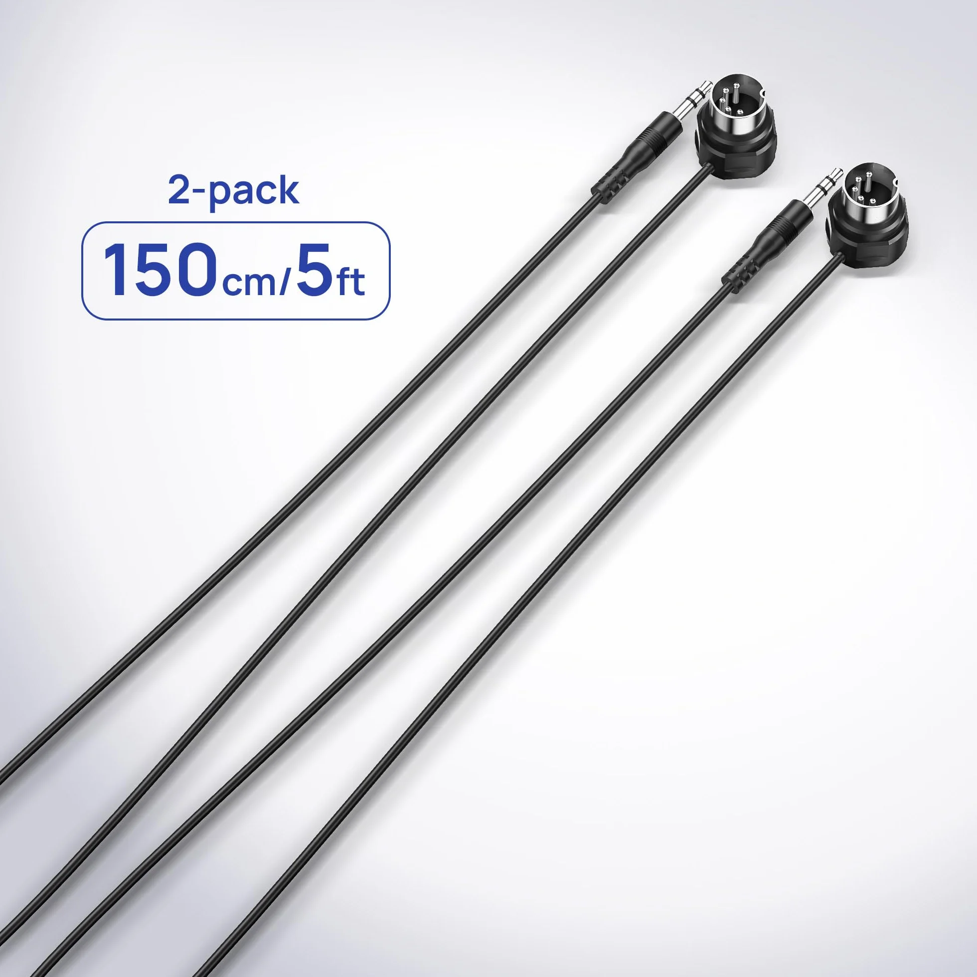 CME Kabel TRS MIDI 2-pack 3,5 mm 1/8 cala 5-pinowy DIN 150 cm