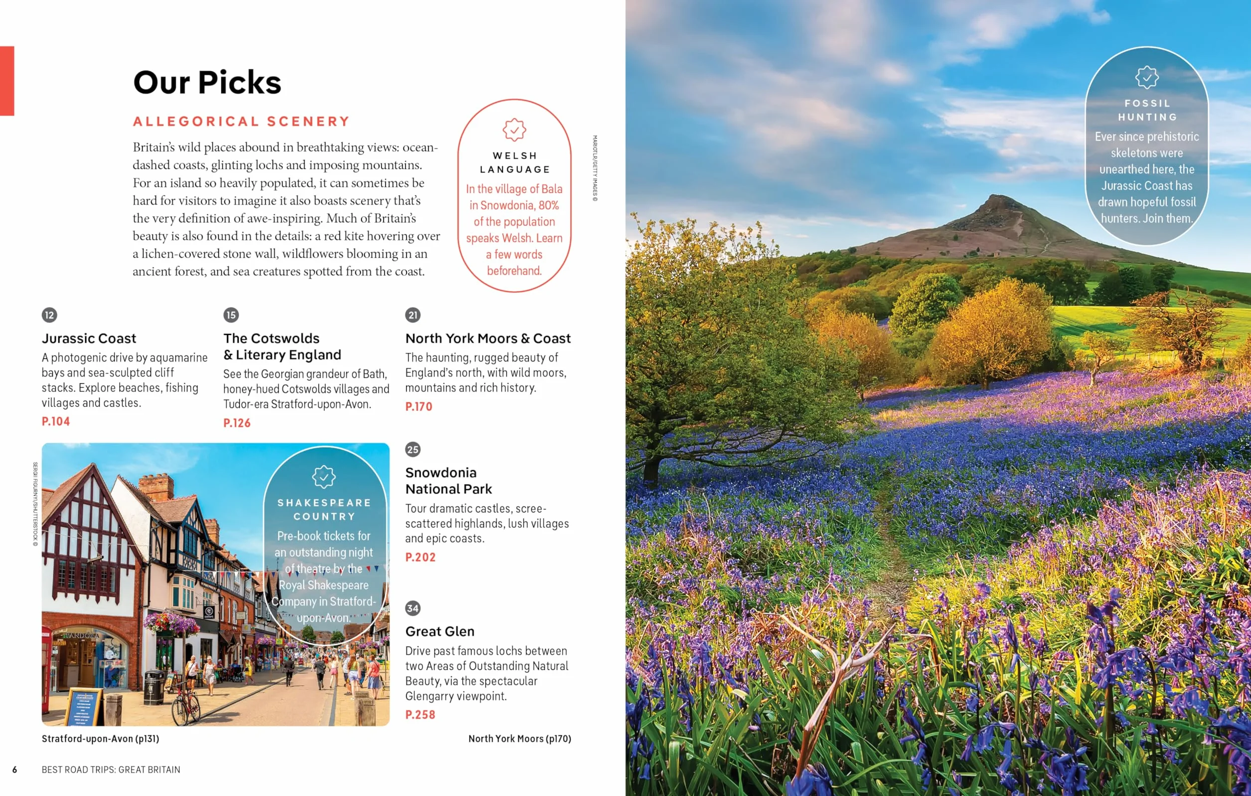 Best Road Trips Great Britain 3ed -anglais-: Detailed Itineraries Travel Like a Local Insider Tips Covers Edinburgh, Bath, Cambridge, Welsh Mountains and More