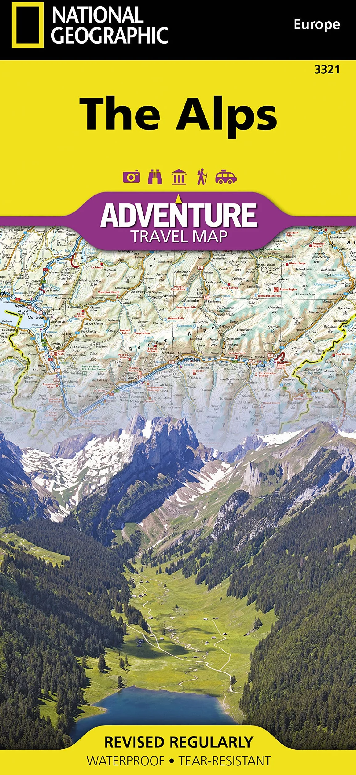 ALPS 1/600.000: Adventure Maps: 3321