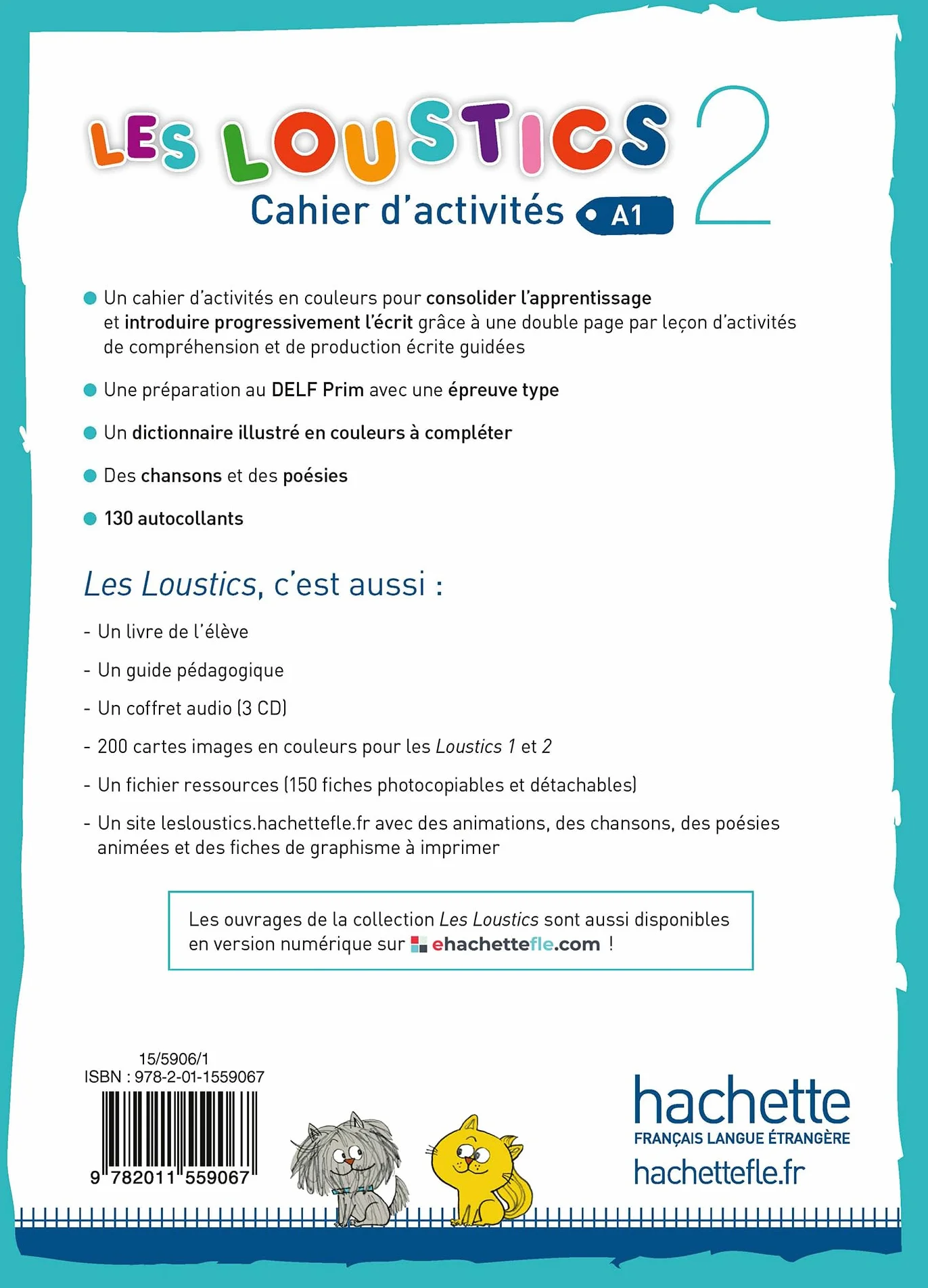Les Loustics 2 - Cahier d'activités (A1): Vol. 2