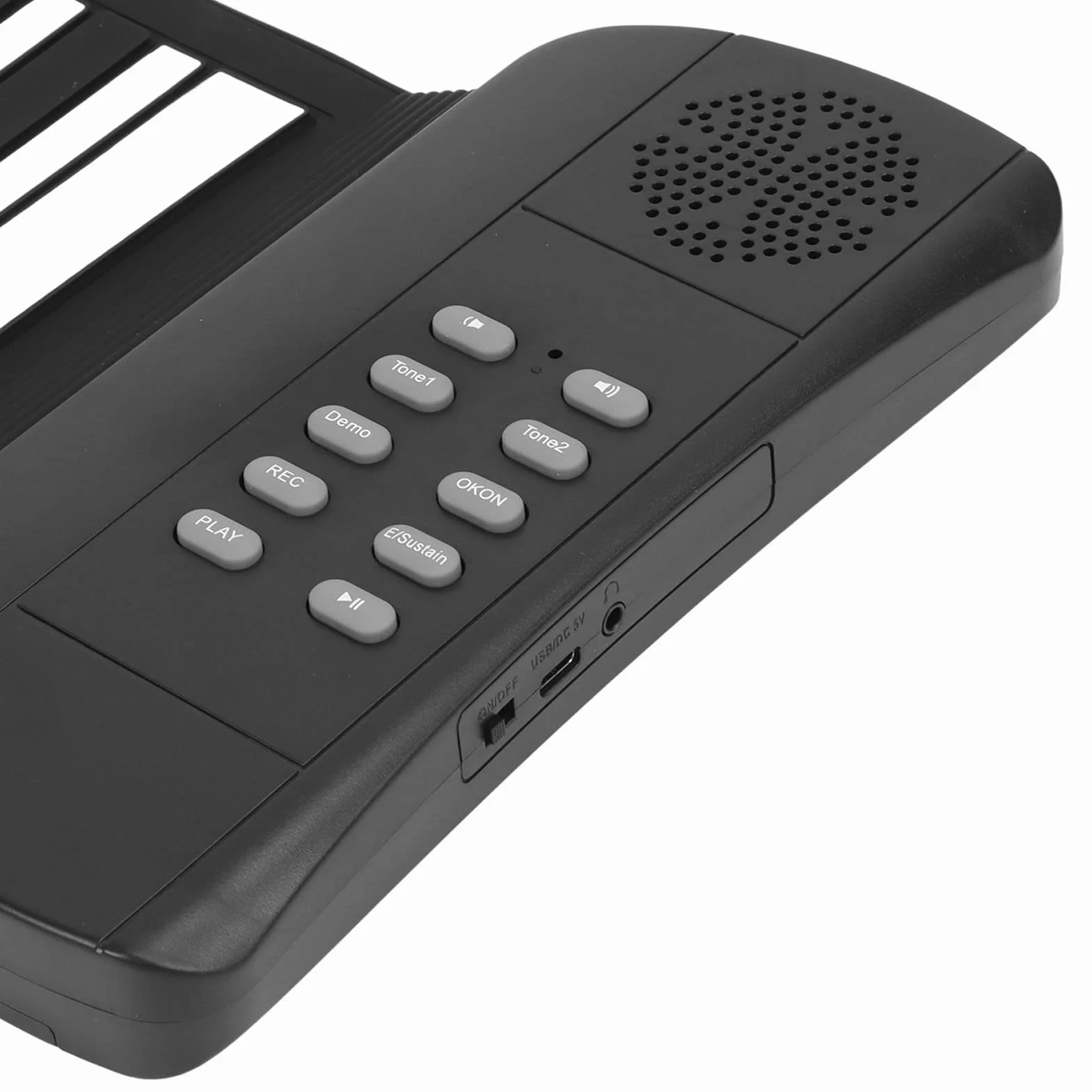 PM49H Roll Up Piano 49 Klawiszy Akumulatorowa Miękka Klawiatura Bluetooth MIDI Dźwięk Przestrzenny 4D Składane Pianino