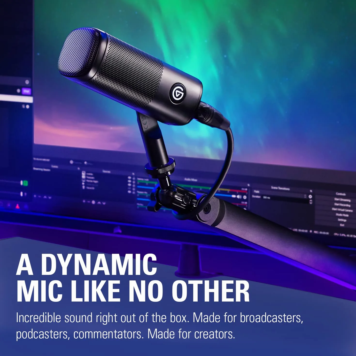 Elgato Wave DX - dynamiczny mikrofon XLR, wzór kardioidalny, eliminacja zakłóceń, optymalizacja pod kątem mowy, podcasty, transmisje, wzmacniacz sygnału nie jest wymagany, dowolny interfejs, Mac, PC