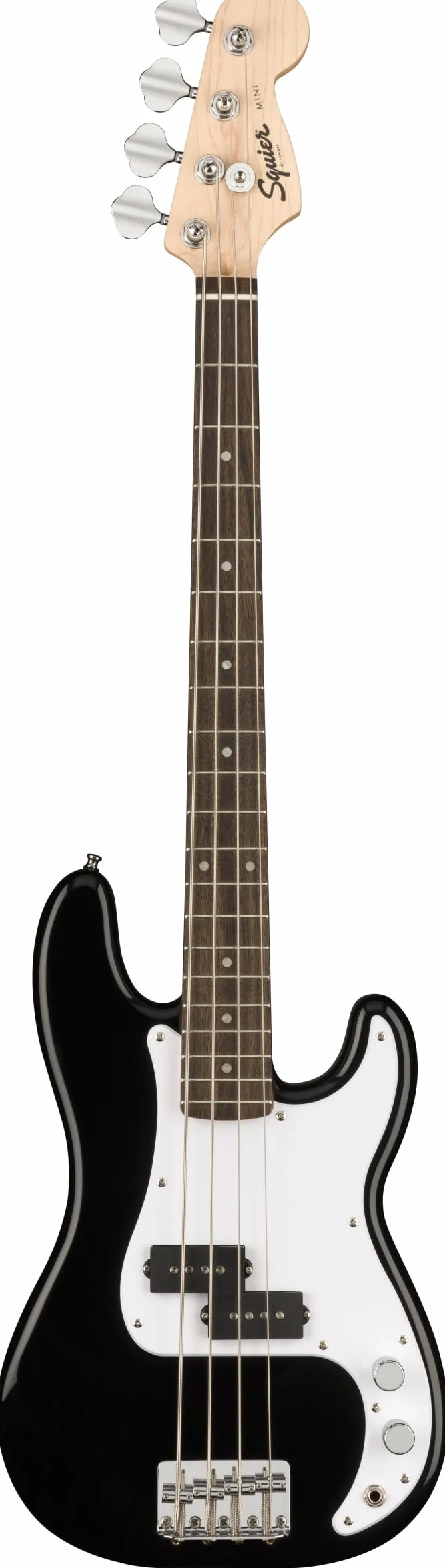 Fender Squier Elektryczny bas - Mini precyzyjny bas w kolorze czarnym