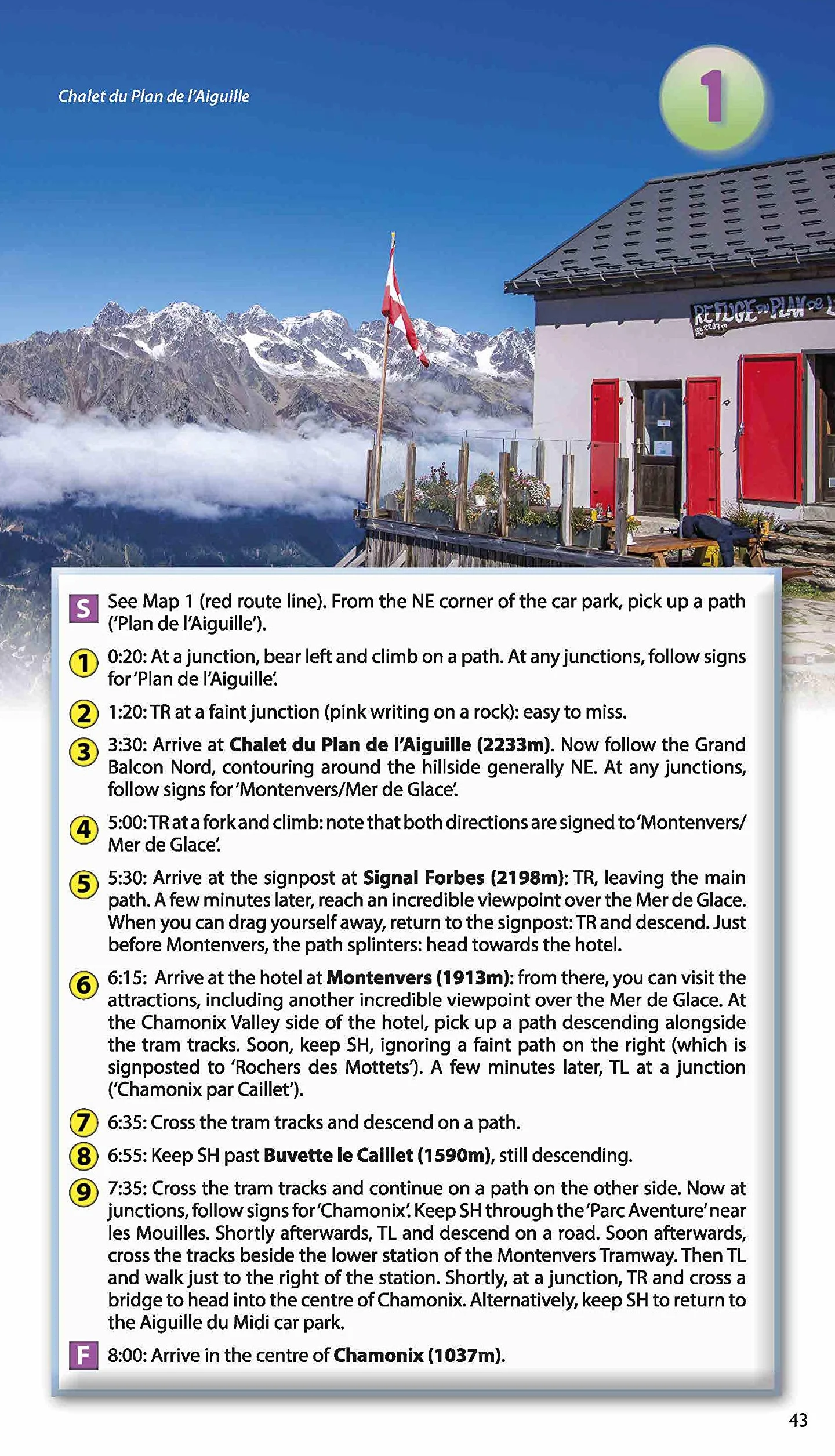 Walking Chamonix Mont Blanc: Real IGN Maps 1:25,000: 2