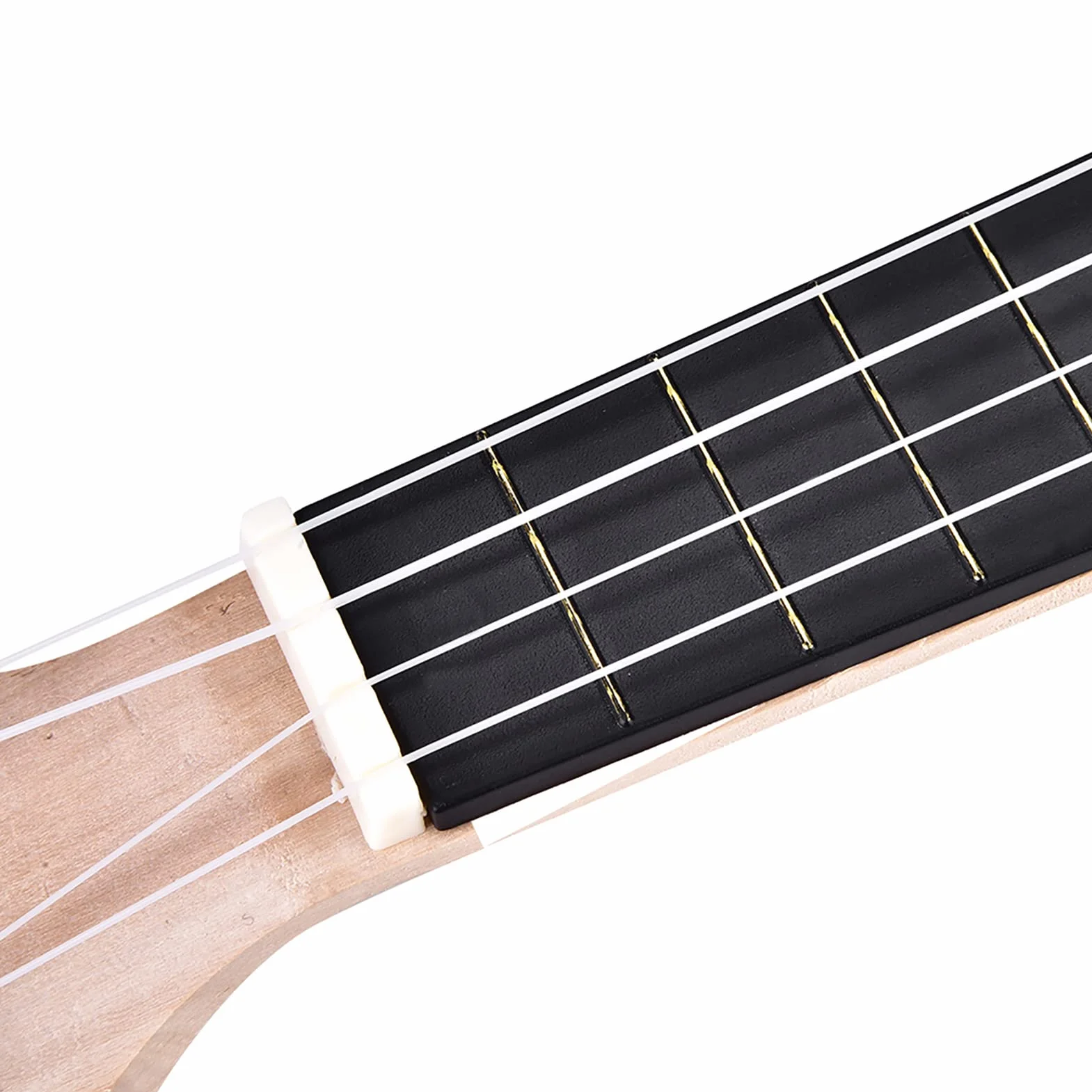 Ukulele Zestaw do Majsterkowania Stwórz Własne Ukulele 21 Cali Lipa 4 Ciąg Ukelele DIY dla Dzieci Dorośli Projekt Artystyczny