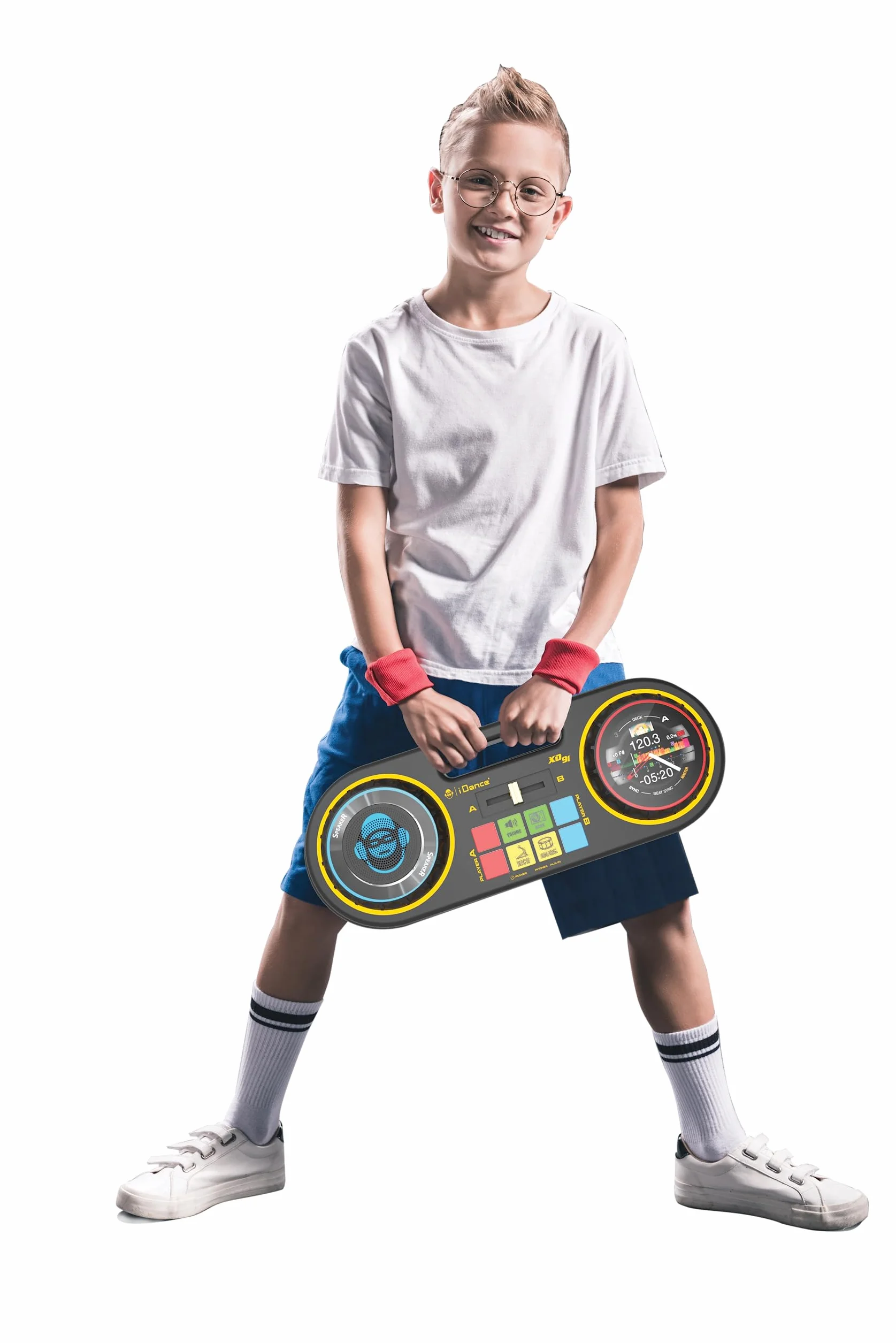 Cefa Toys- Mieszanka DJ 8 W 1 41,4x15,4x4,8 cm. 12 pętli audio. Crossfader do mieszania i głośników z wyjściem słuchawkowym. (00350)