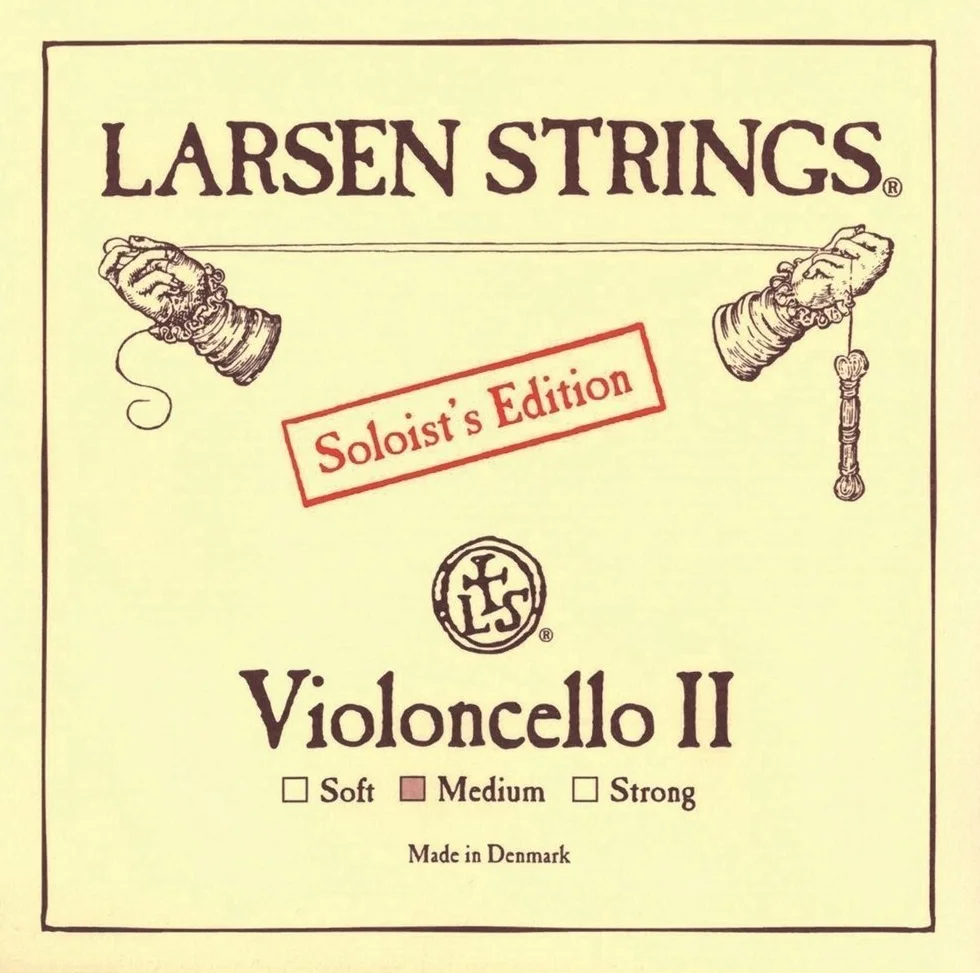 Larsen Original Cello 4/4 Violoncello II D Soloist Struna Medium Napięcie 13,9kg