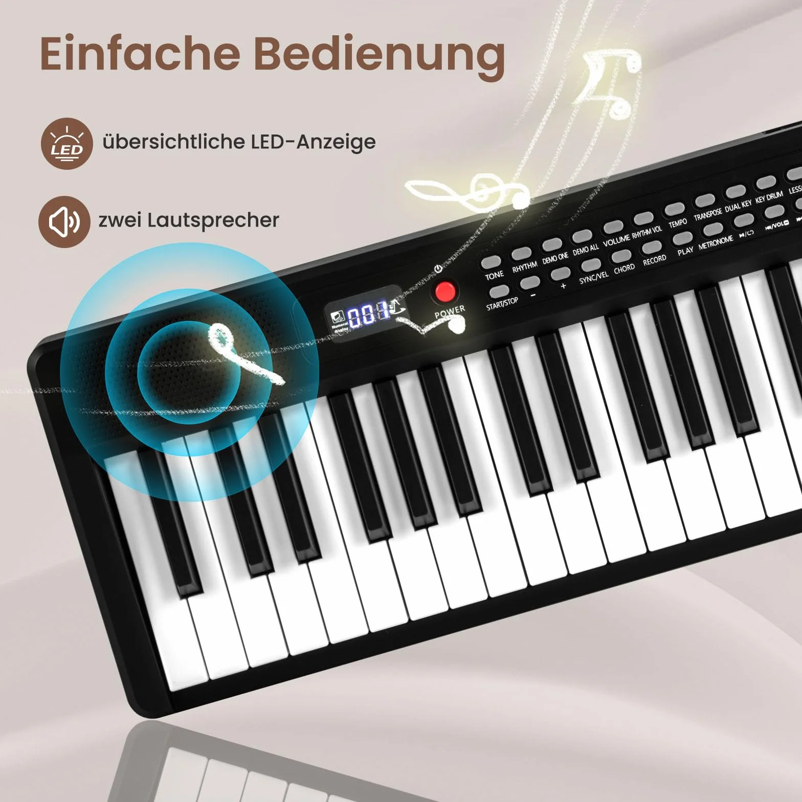 COSTWAY Pianino klawiaturowe 88 klawiszy, składane cyfrowe pianino z 1000 rytmami, 1000 dźwiękami, 150 demo, Bluetooth MIDI, pianino dla dzieci z mikrofonem i torbą, E-Piano dla początkujących (Czarny