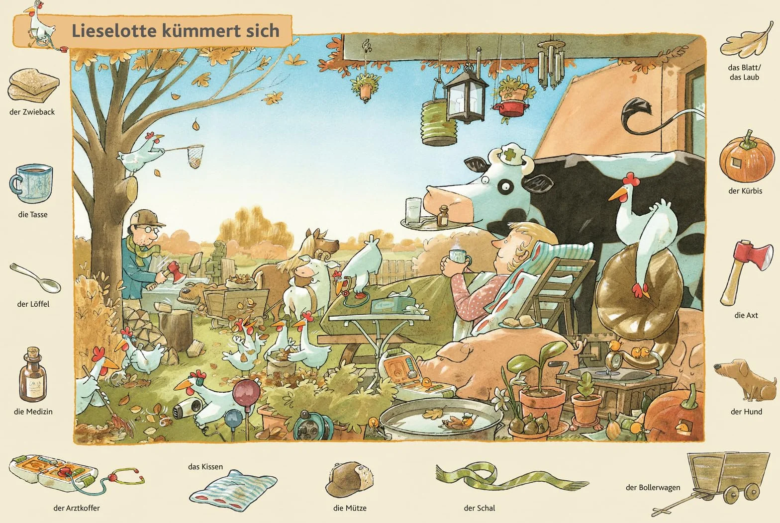Was sucht Lieselotte? Das große Such-und-Finde-Wimmelbuch: Wimmelbuch Bd 2