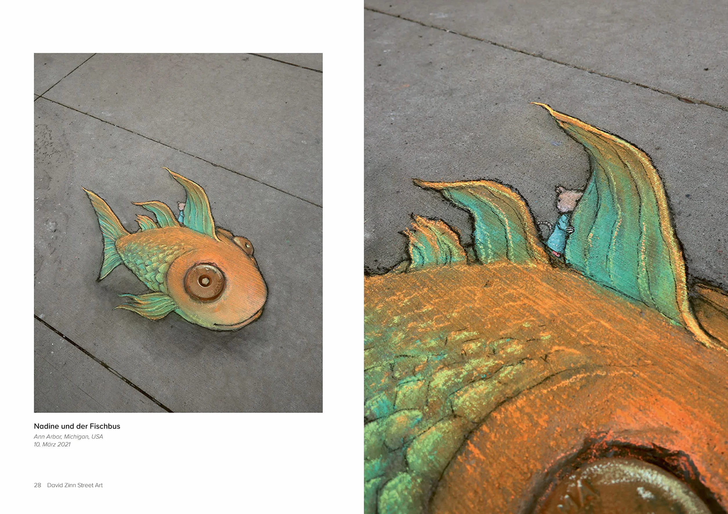 David Zinn. Street Art