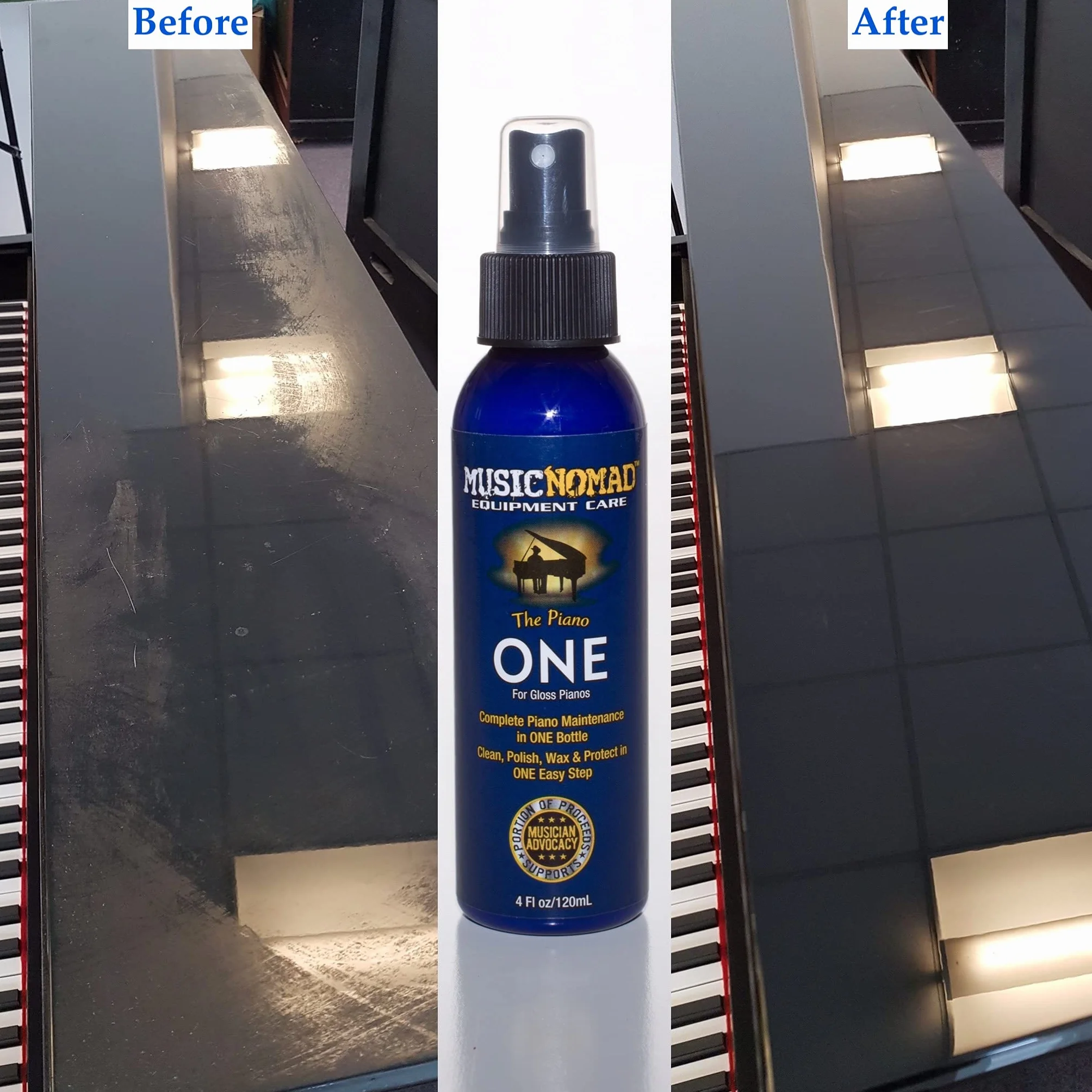 MusicNomad MN132 Complete Piano Care for Gloss Pianos - środki do pielęgnacji fortepianów
