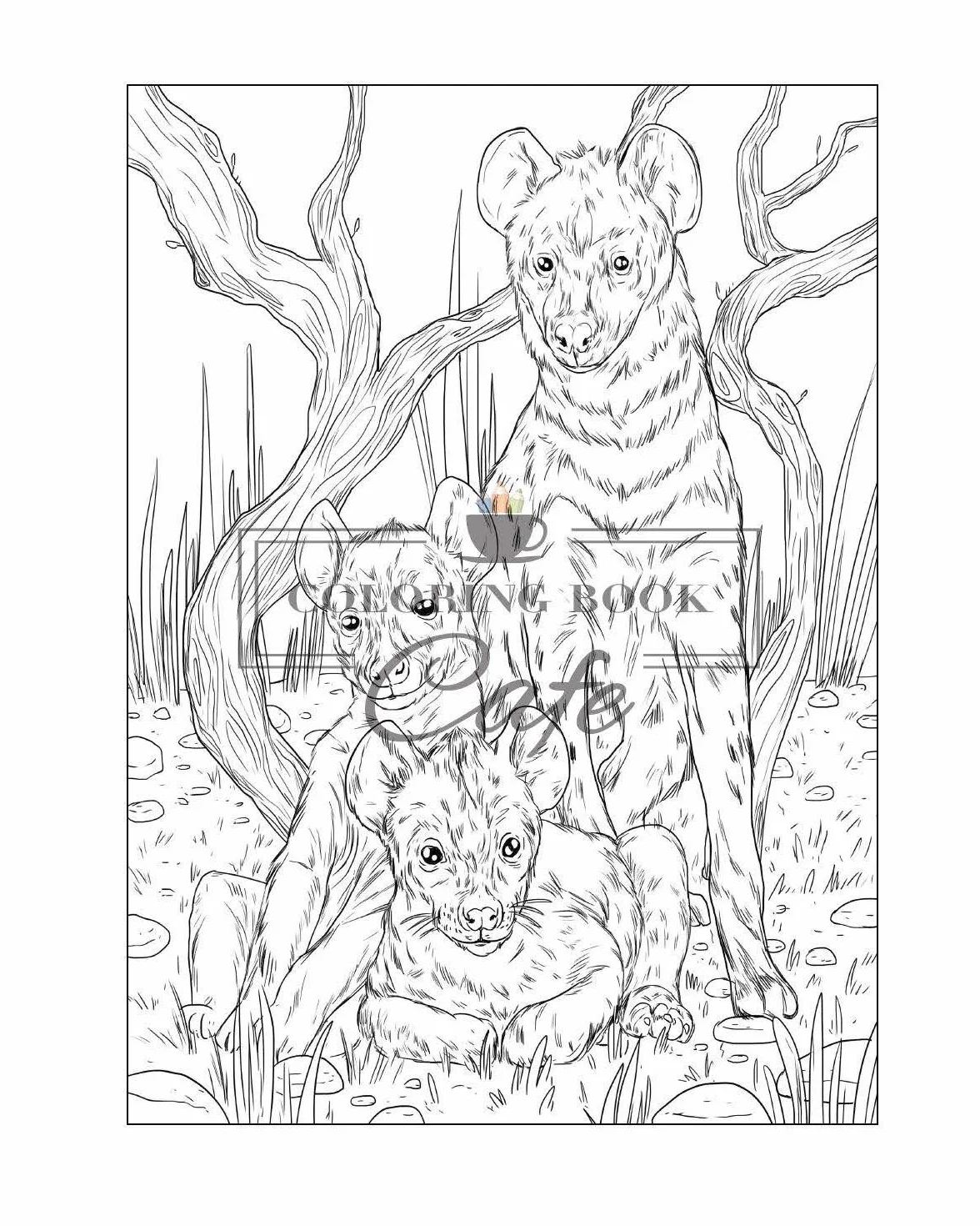 100 Wildlife Scenes: An Adult Coloring Book Featuring 100 Most Beautiful Wildlife Scenes with Animals, Birds and Flowers from Oceans, Jungles, Forests and Savannas