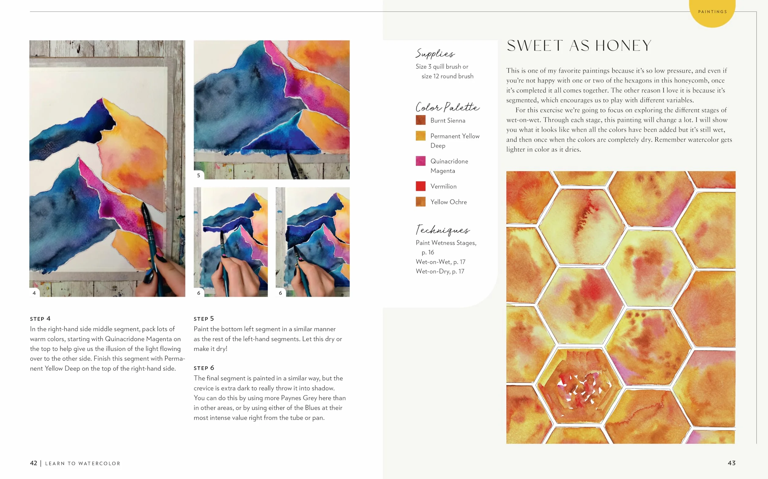 Learn to Watercolor: 20 Step-By-Step Beginner-Friendly Lessons on Watercolor Paper - Includes Watercolor Pad with Sketches - No Drawing Required!