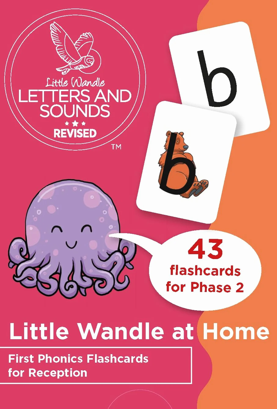 Little Wandle at Home First Phonics Flashcards for Reception: Phases 2 and 3