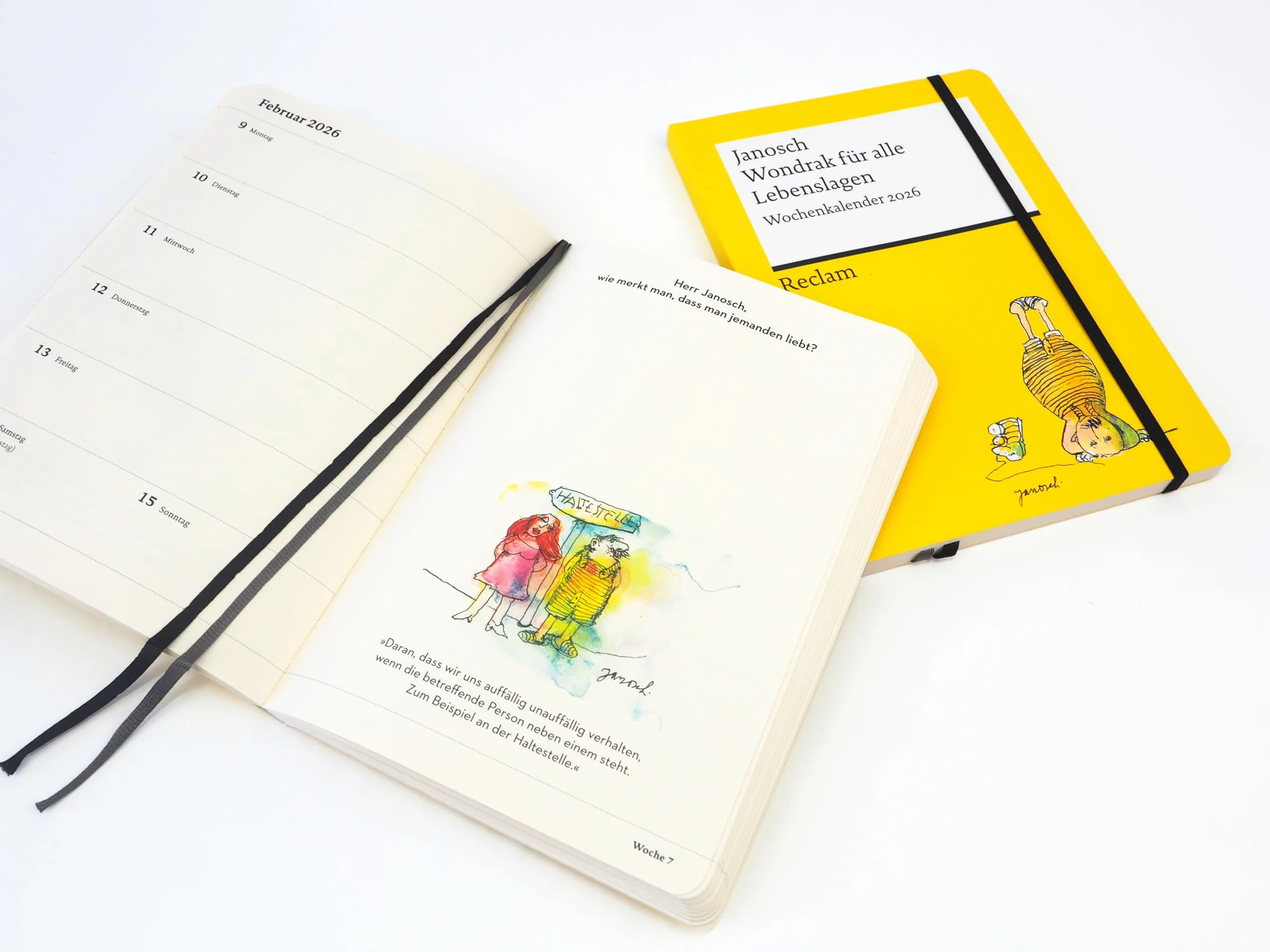 Wondrak für alle Lebenslagen. Wochenkalender 2026: Buchkalender mit Janoschs beliebter Figur aus der ZEITmagazin-Kolumne – Mit Lebensweisheiten und Illustrationen von Janosch