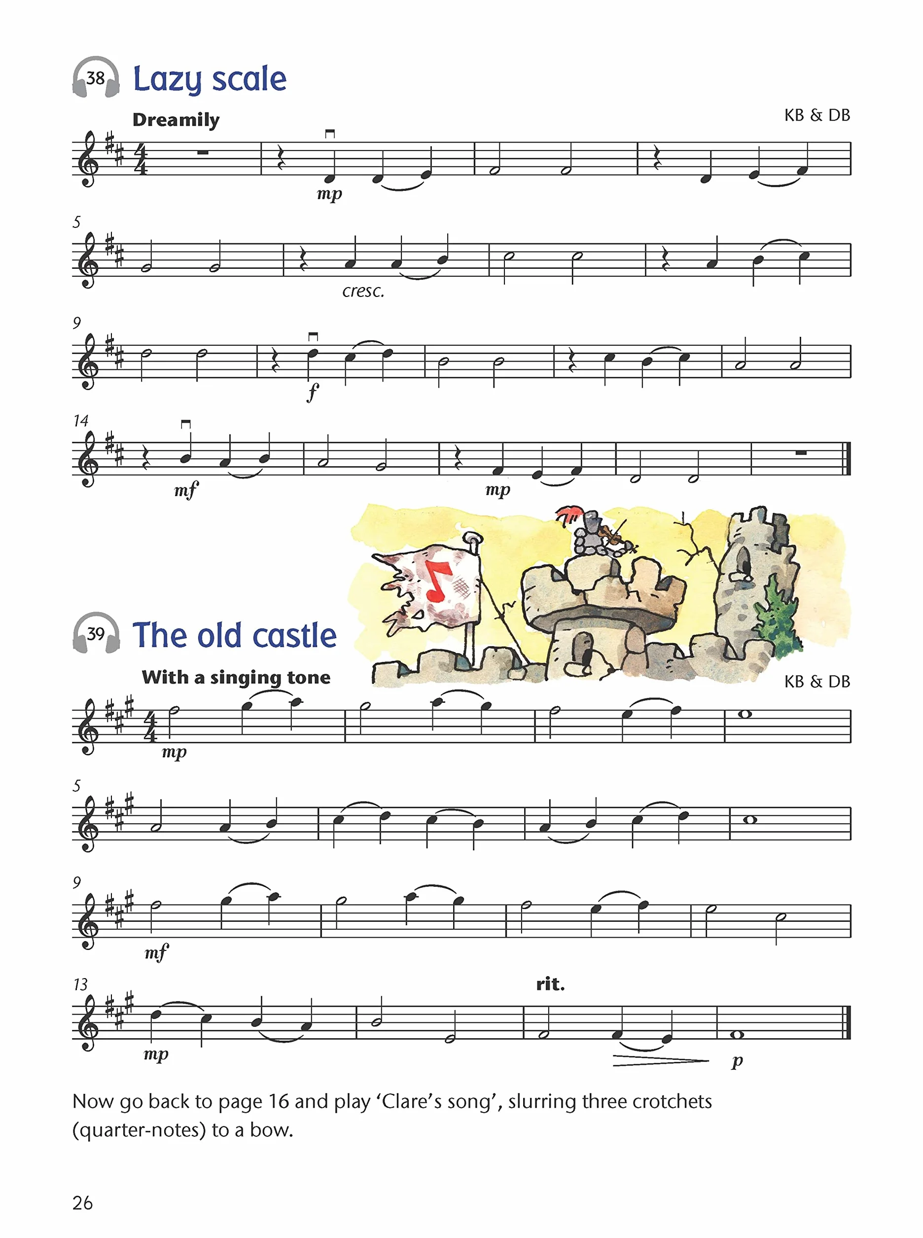 Fiddle time joggers (third edition) a first book of very easy pieces for violin + audio online