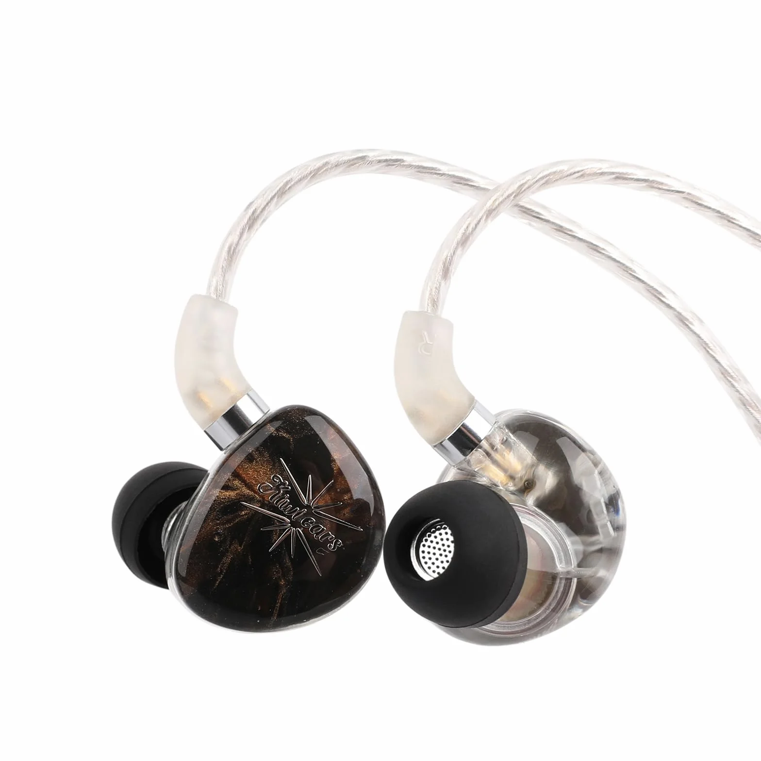 Linsoul Kiwi Ears x Crinacle: pojedynczy monitor douszny, przewodowe słuchawki douszne z dynamicznym sterownikiem 11 mm, słuchawki douszne HiFi IEM z KARS, odłączany kabel IEM do studia muzyków