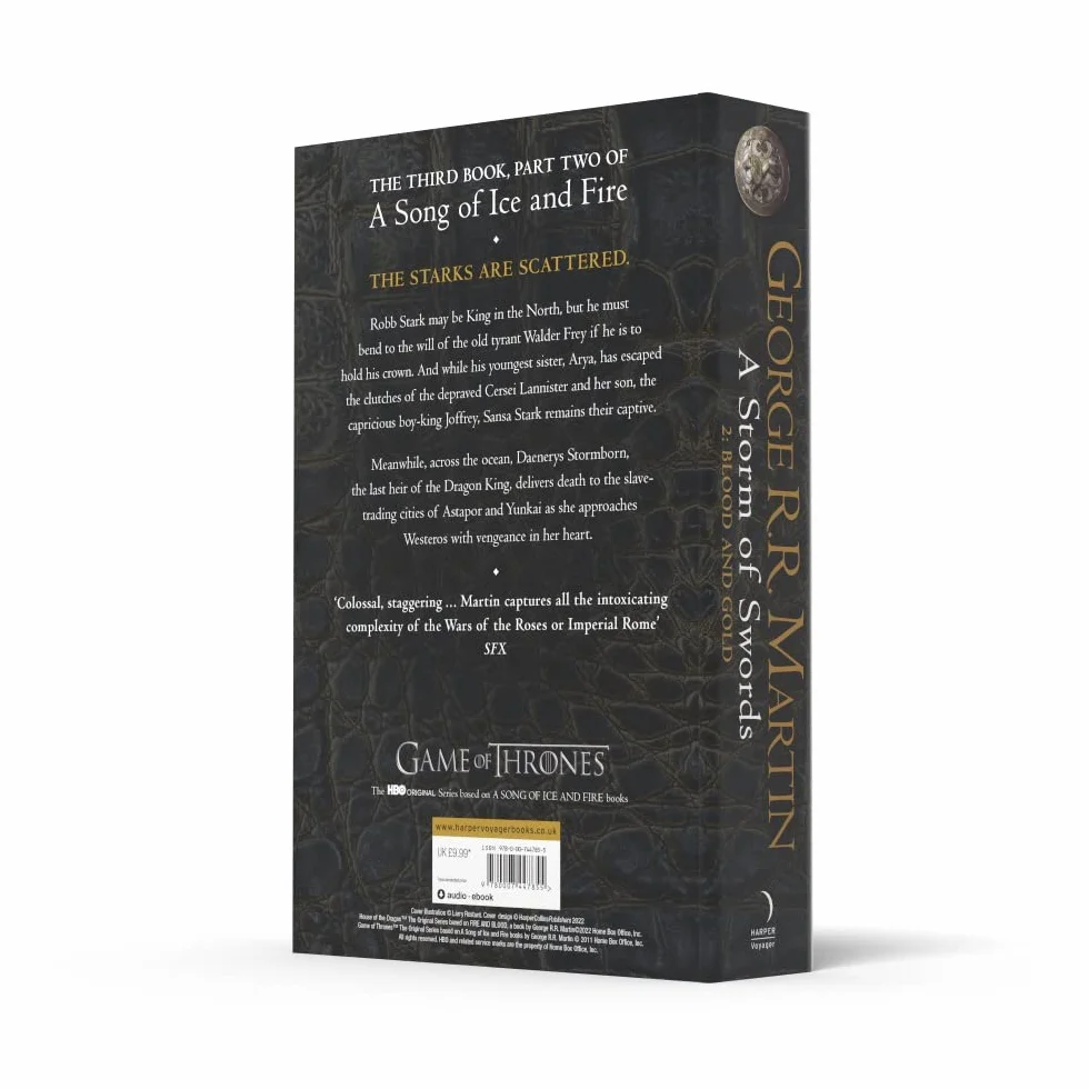 A Storm of Swords: Part 2 Blood and Gold: The bestselling classic epic fantasy series behind the award-winning HBO and Sky TV show and phenomenon GAME OF THRONES: Book 3