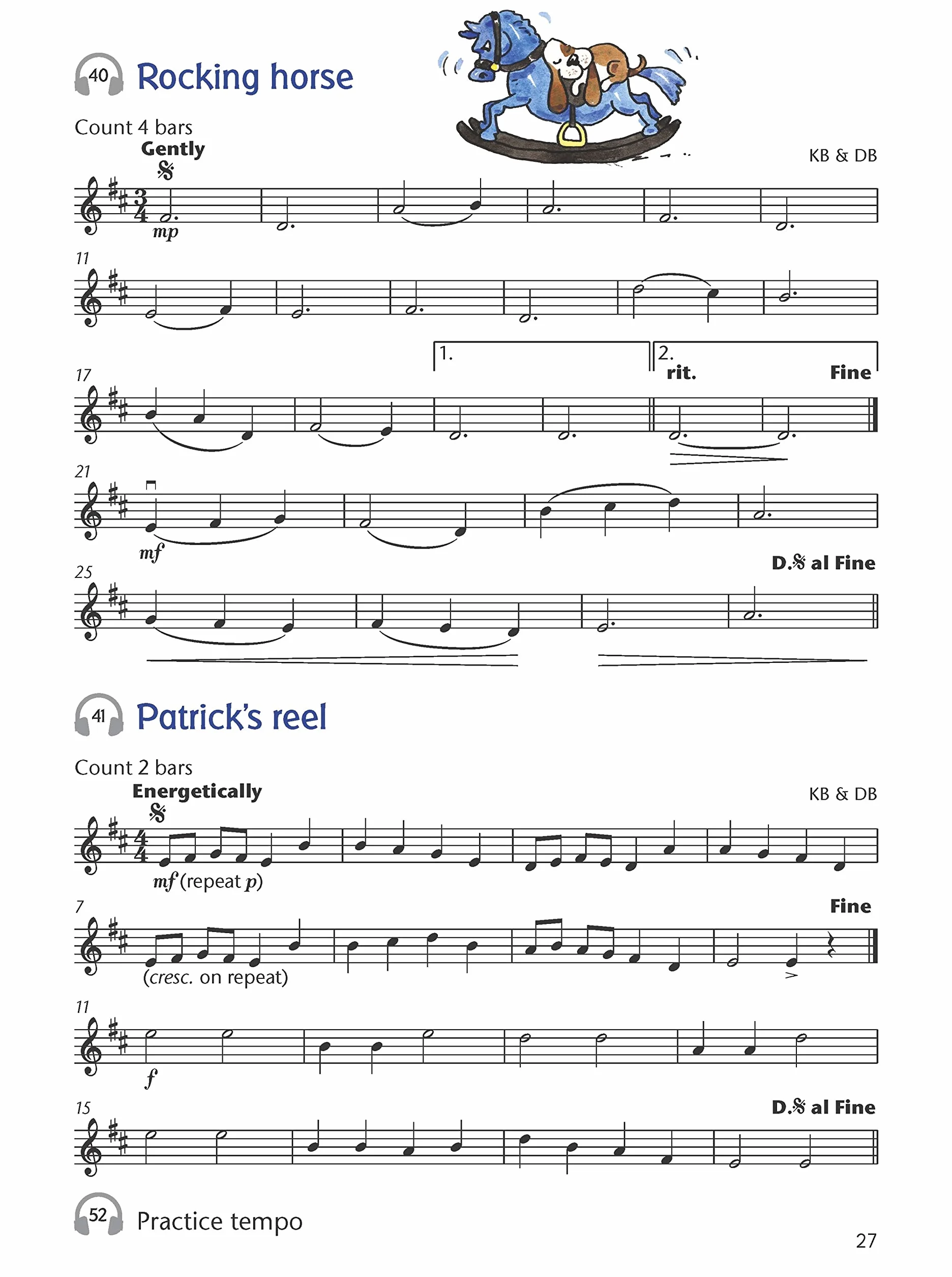 Fiddle time joggers (third edition) a first book of very easy pieces for violin + audio online