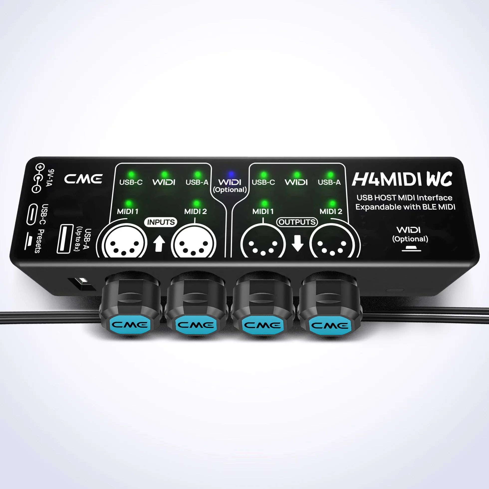 CME Kabel TRS MIDI 2-pack 3,5 mm 1/8 cala 5-pinowy DIN 150 cm