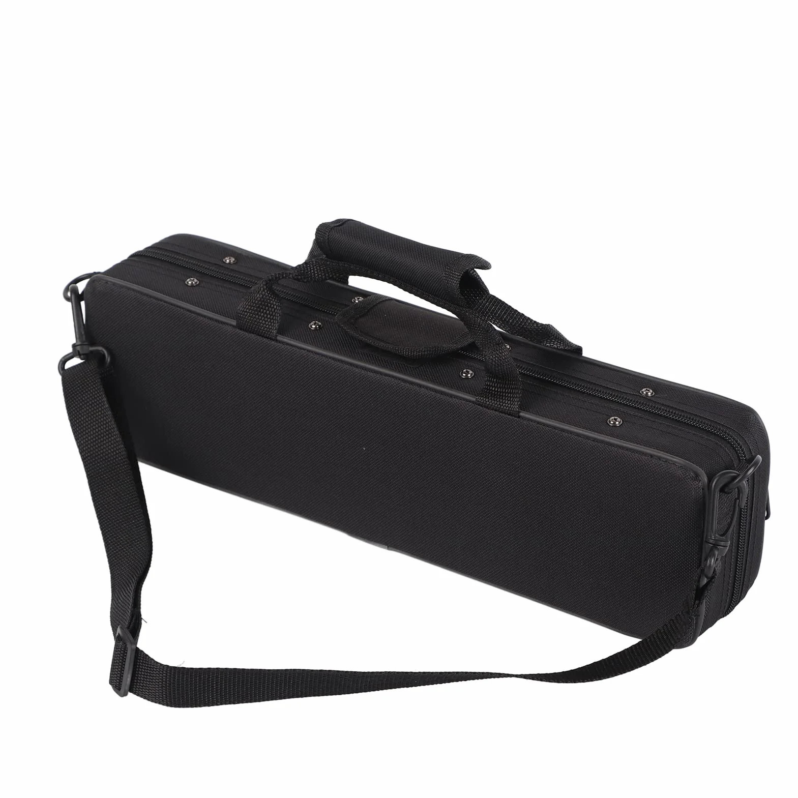 Flute Case Torba do Przenoszenia, Wodoodporna, Odporna Na Zużycie Tkanina Oxford Przenośna Torba Koncertowa Z Regulowanym Paskiem Na Ramię I Uchwytem Na 16 Otworowy Flet