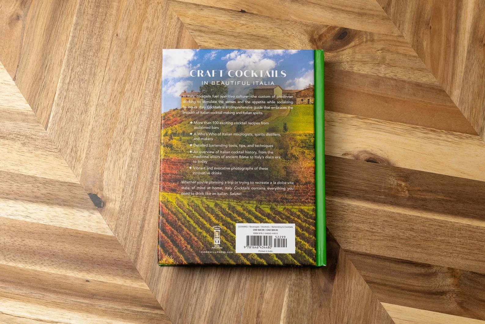 Italy Cocktails: An Elegant Collection of Over 100 Recipes Inspired by Italia