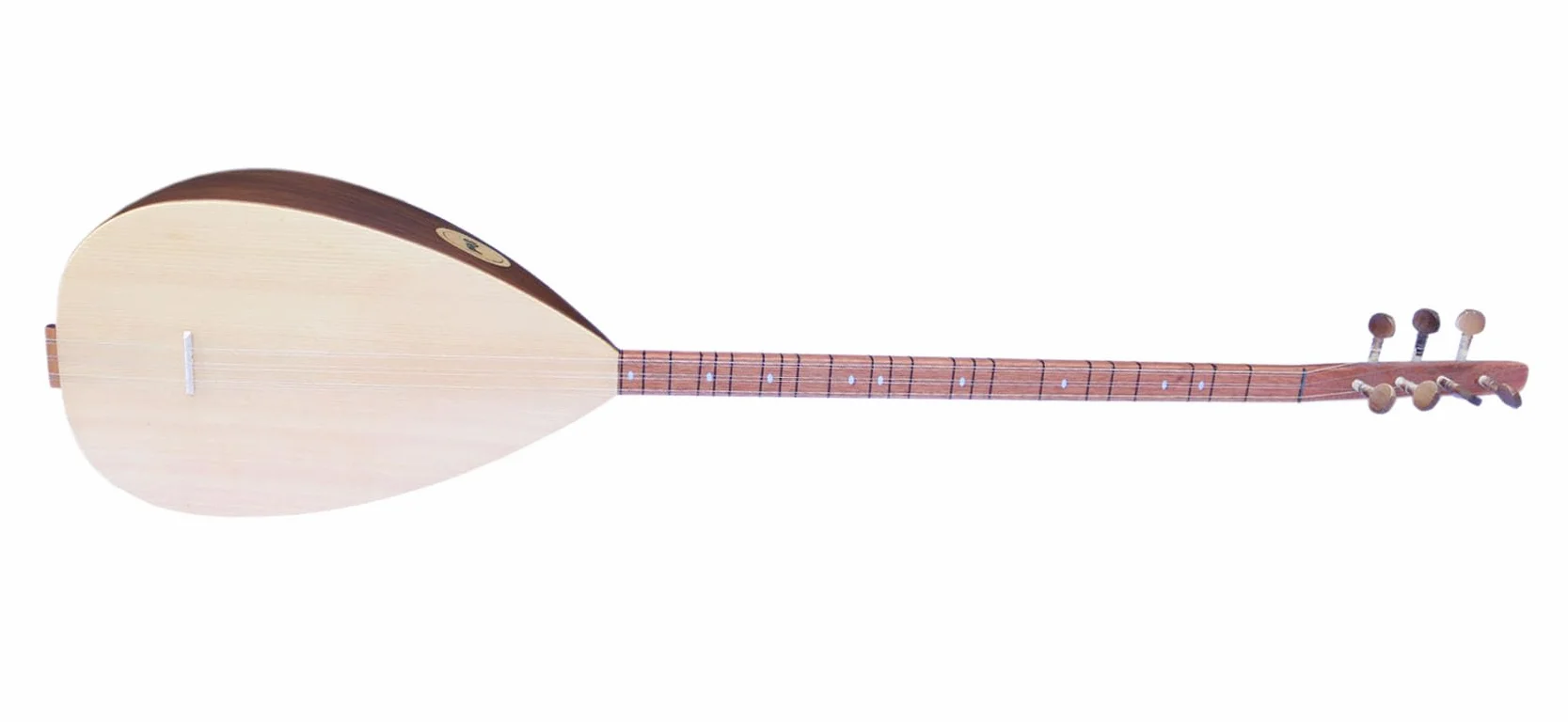 Wysokiej jakości turecki długi dekolt Baglama Saz String Instrument muzyczny ASL-202